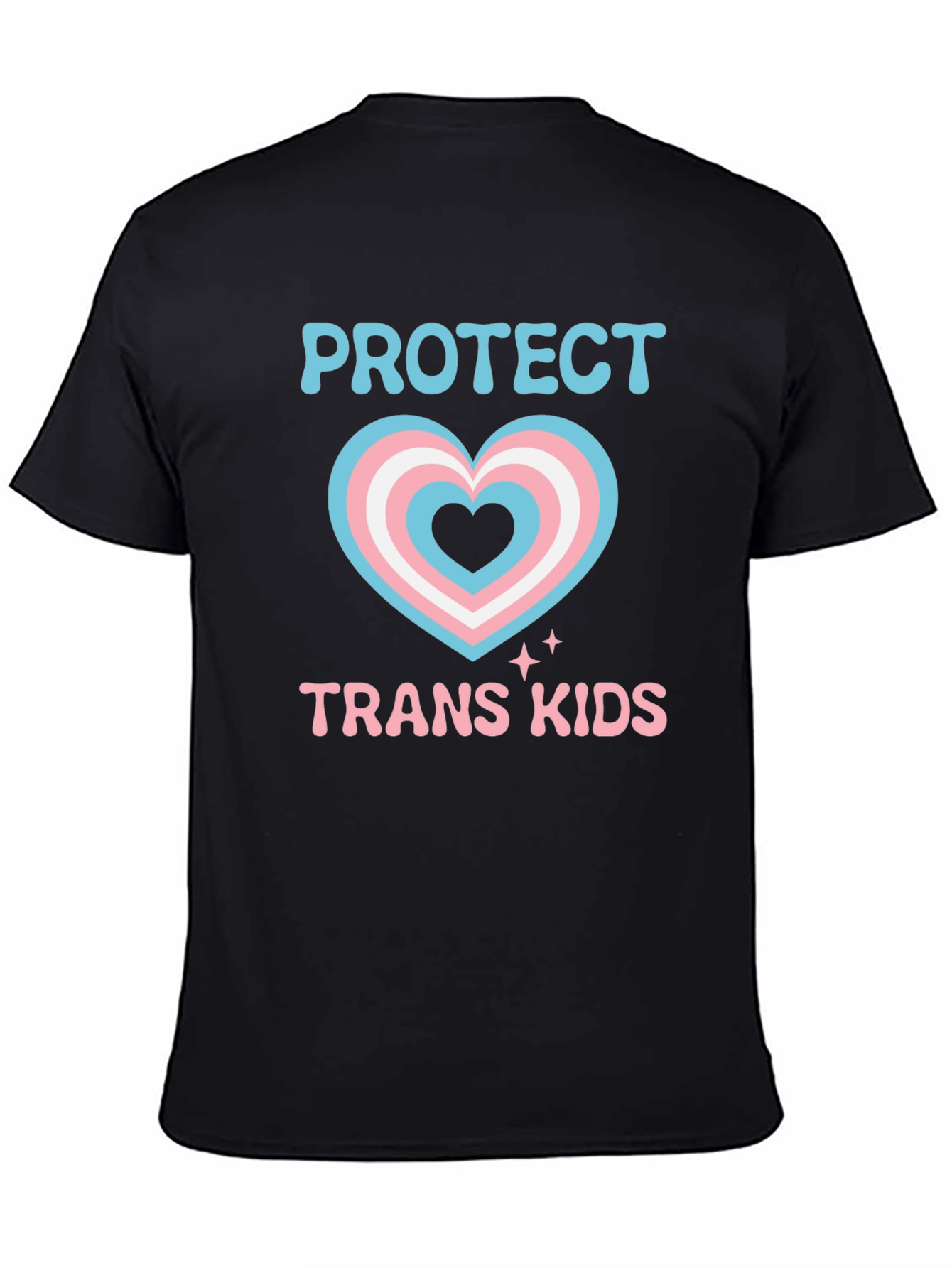 Protect Trans Kids T-Shirt - Heart Design