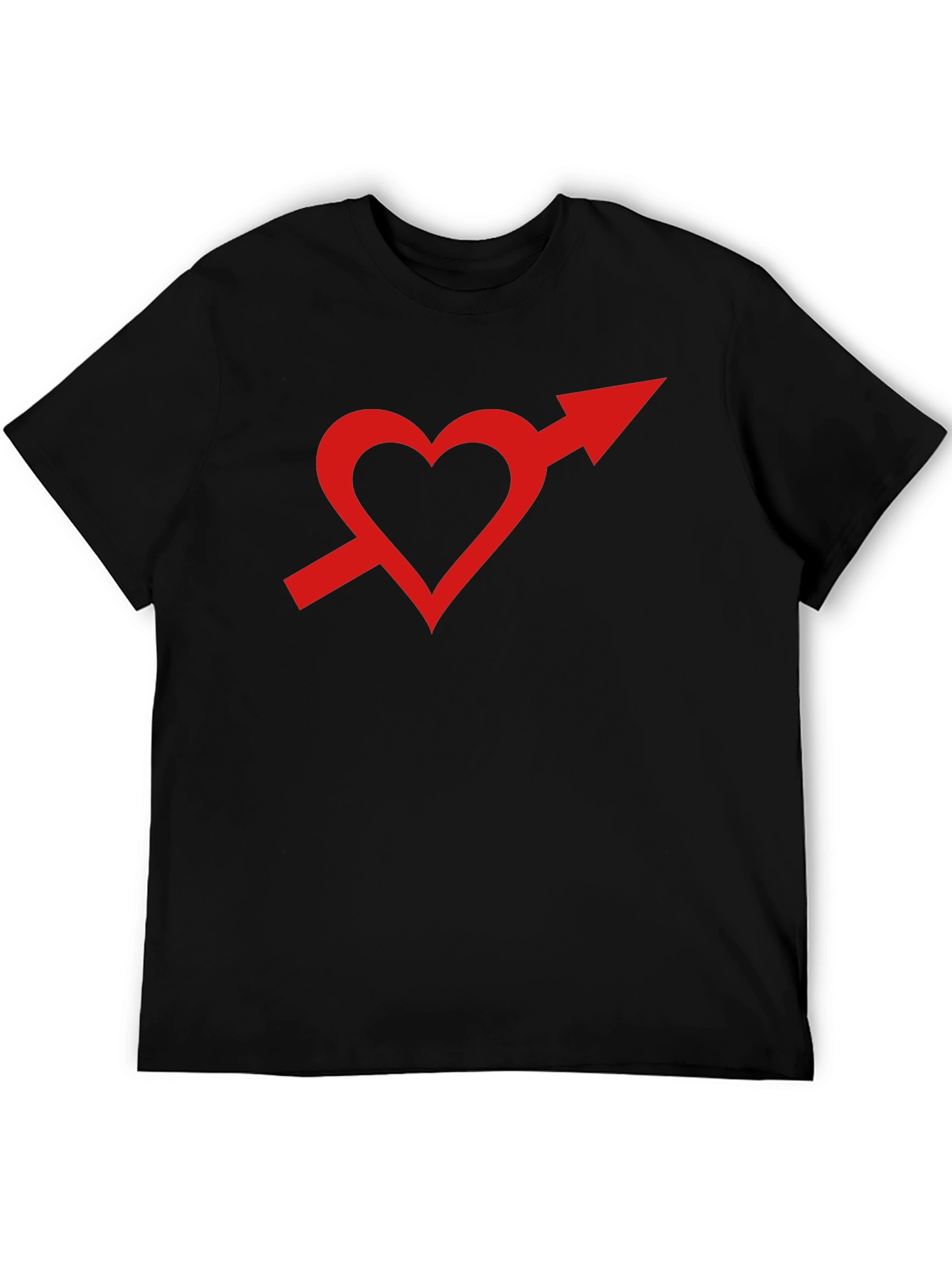 Heart Arrow Graphic Tee - Stylish Unisex T-Shirt