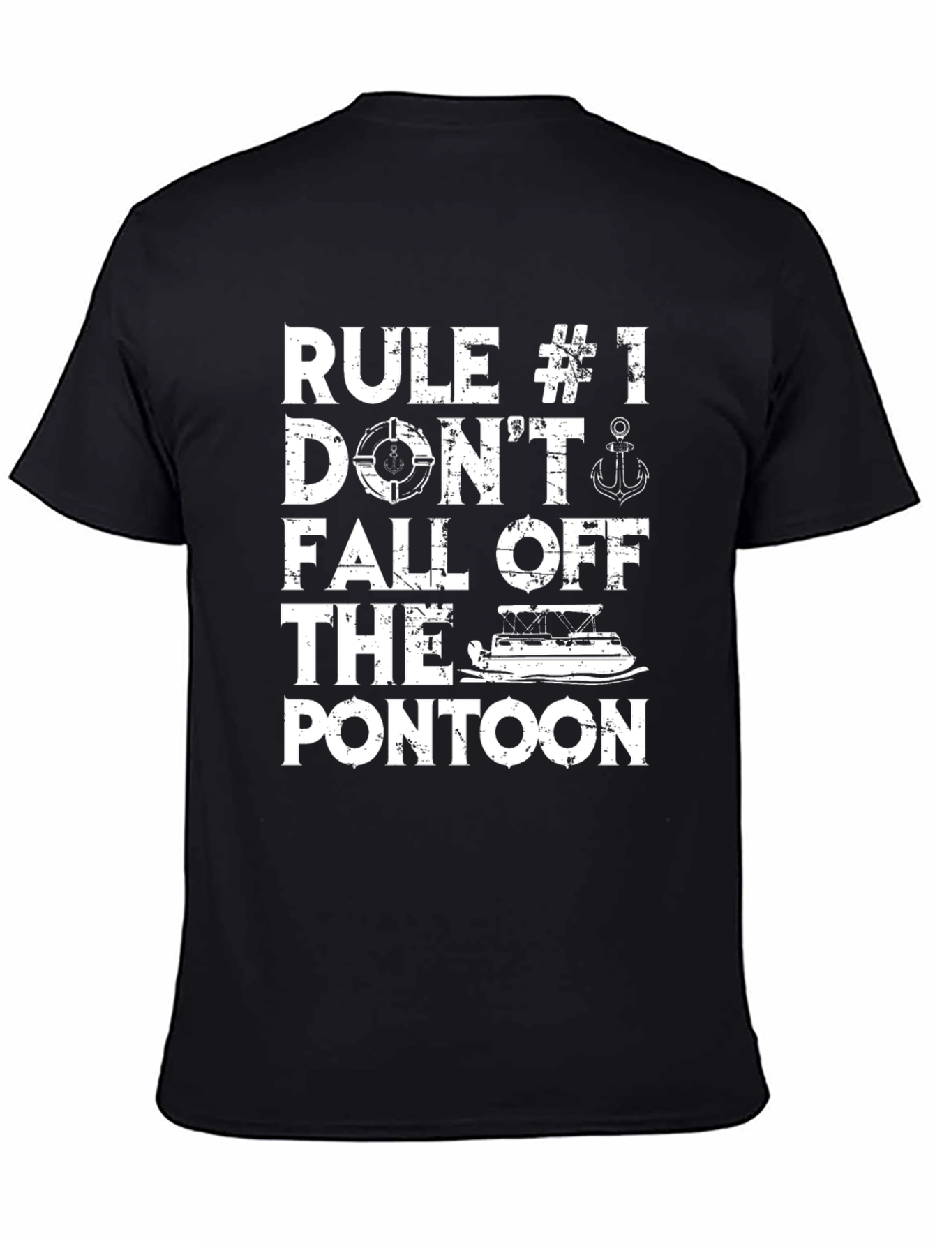 Rule #1: Dont Fall Off the Pontoon T-Shirt