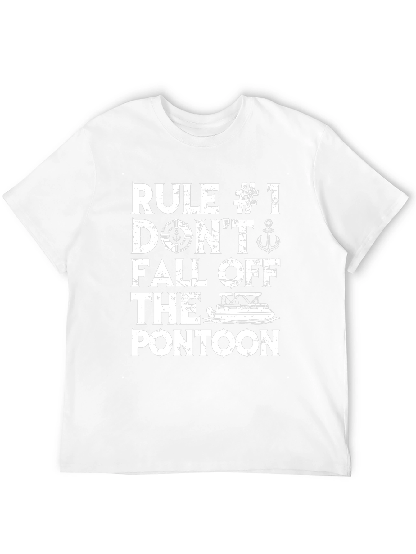 Rule #1: Dont Fall Off the Pontoon T-Shirt