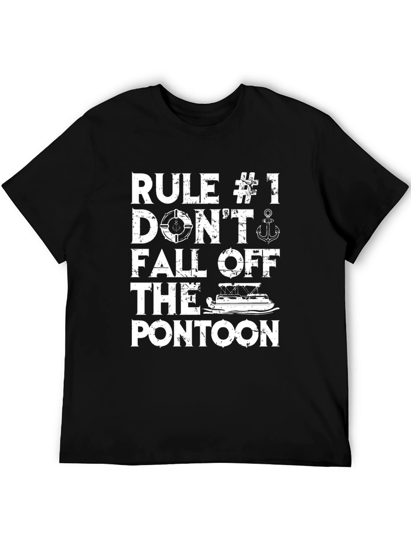 Rule #1: Dont Fall Off the Pontoon T-Shirt