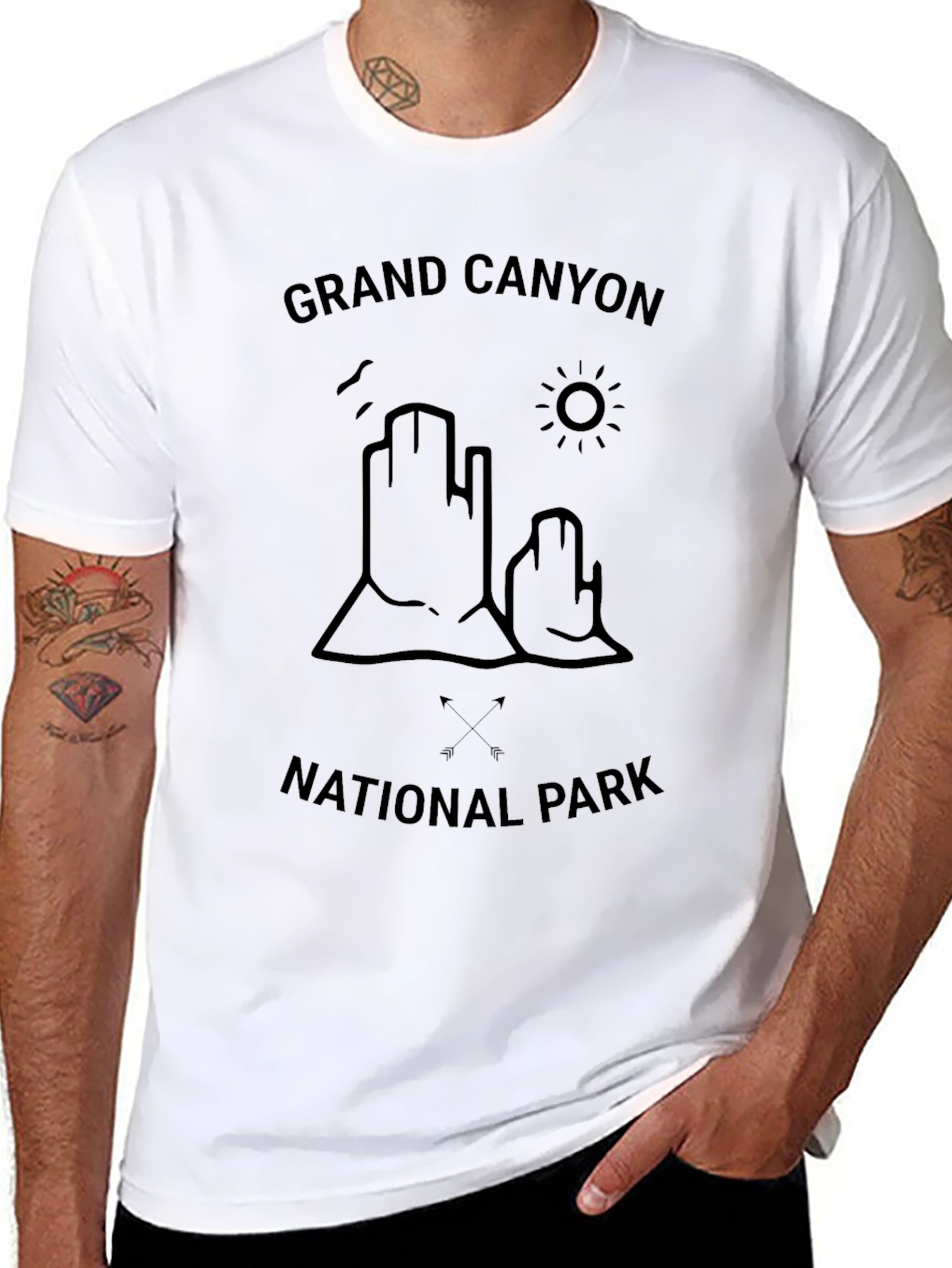 Grand Canyon National Park Black T-Shirt