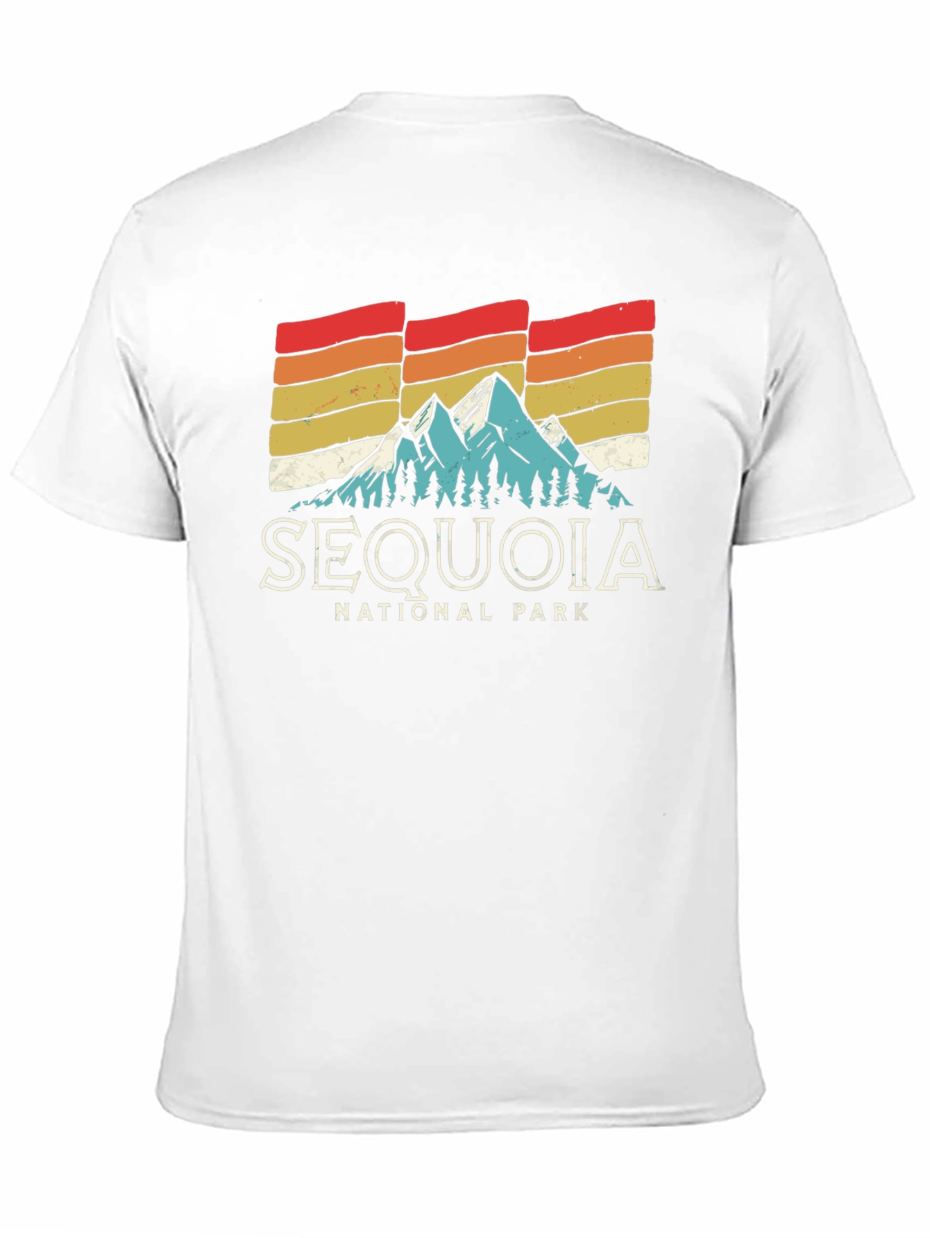 Sequoia National Park T-Shirt - Retro Mountain Graphic