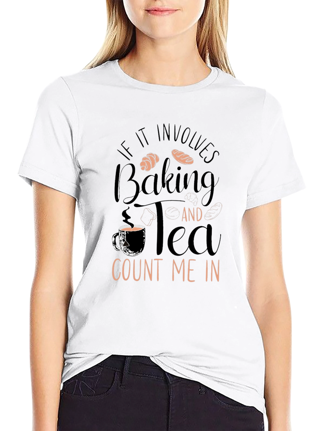Baking and Tea T-Shirt - Soft & Comfy