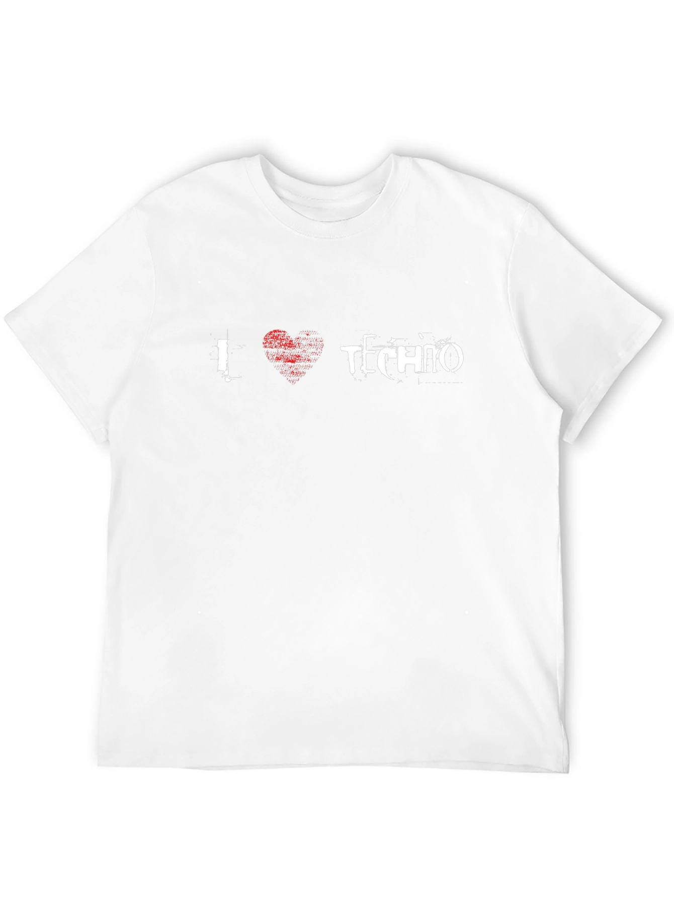 I Love Techno Black T-Shirt - Music Rave Apparel