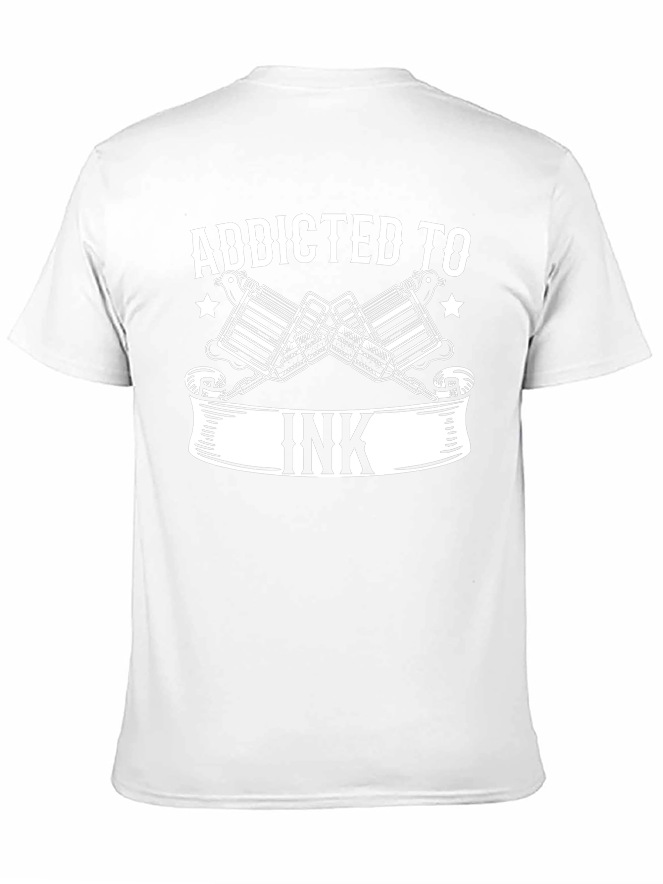 Addicted to Ink Tattoo Artist T-Shirt Black