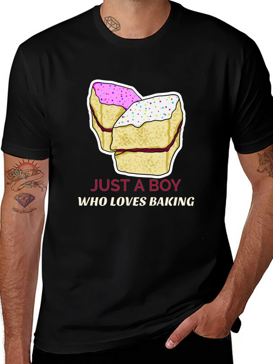 Just A Boy Who Loves Baking T-Shirt