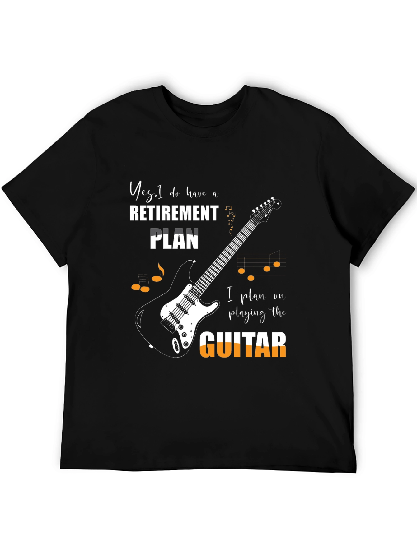 Retirement Plan Guitar T-Shirt