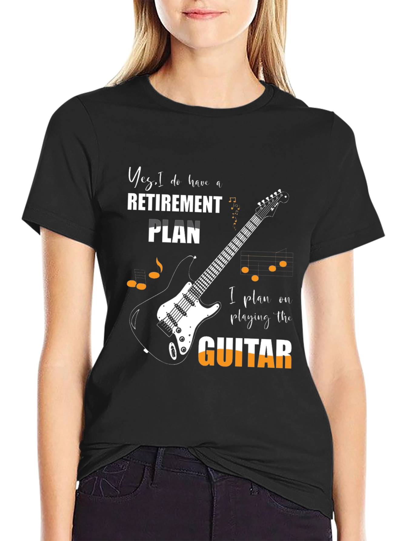 Retirement Plan Guitar T-Shirt