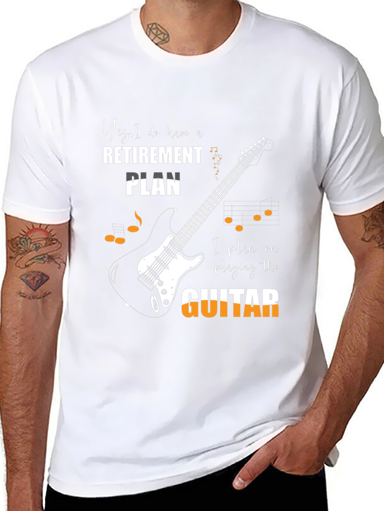 Retirement Plan Guitar T-Shirt