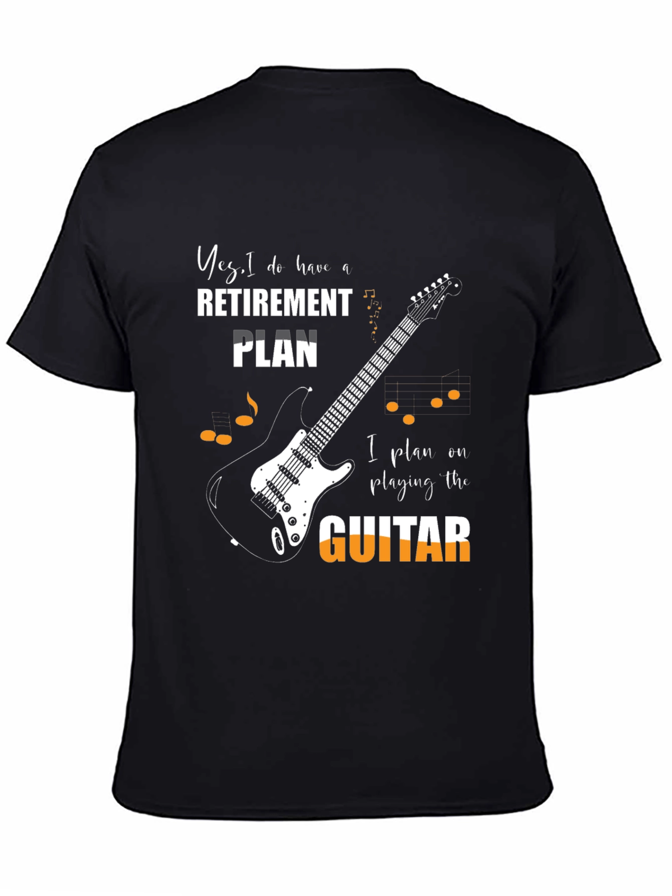 Retirement Plan Guitar T-Shirt