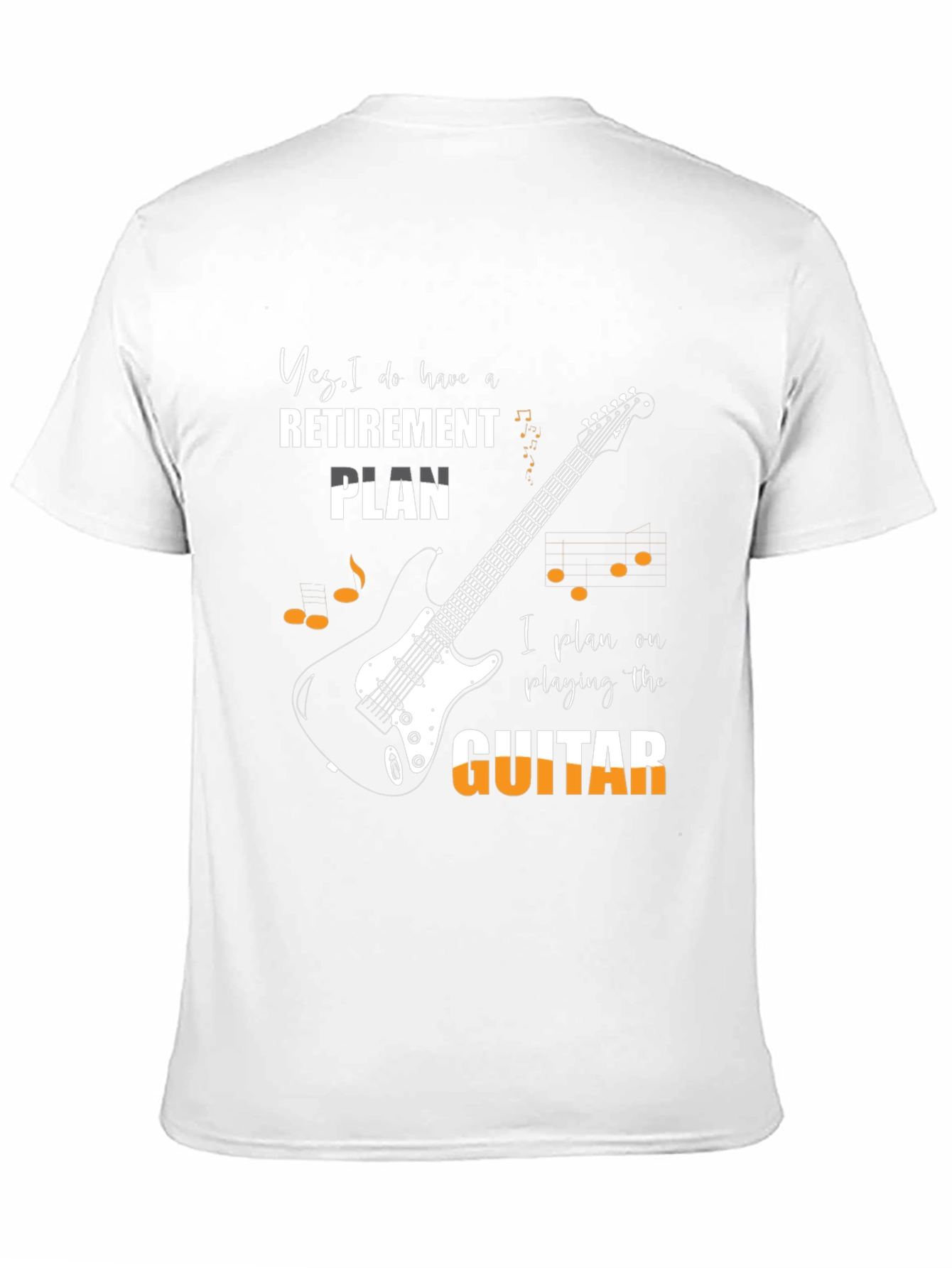Retirement Plan Guitar T-Shirt