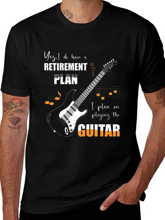 Retirement Plan Guitar T-Shirt