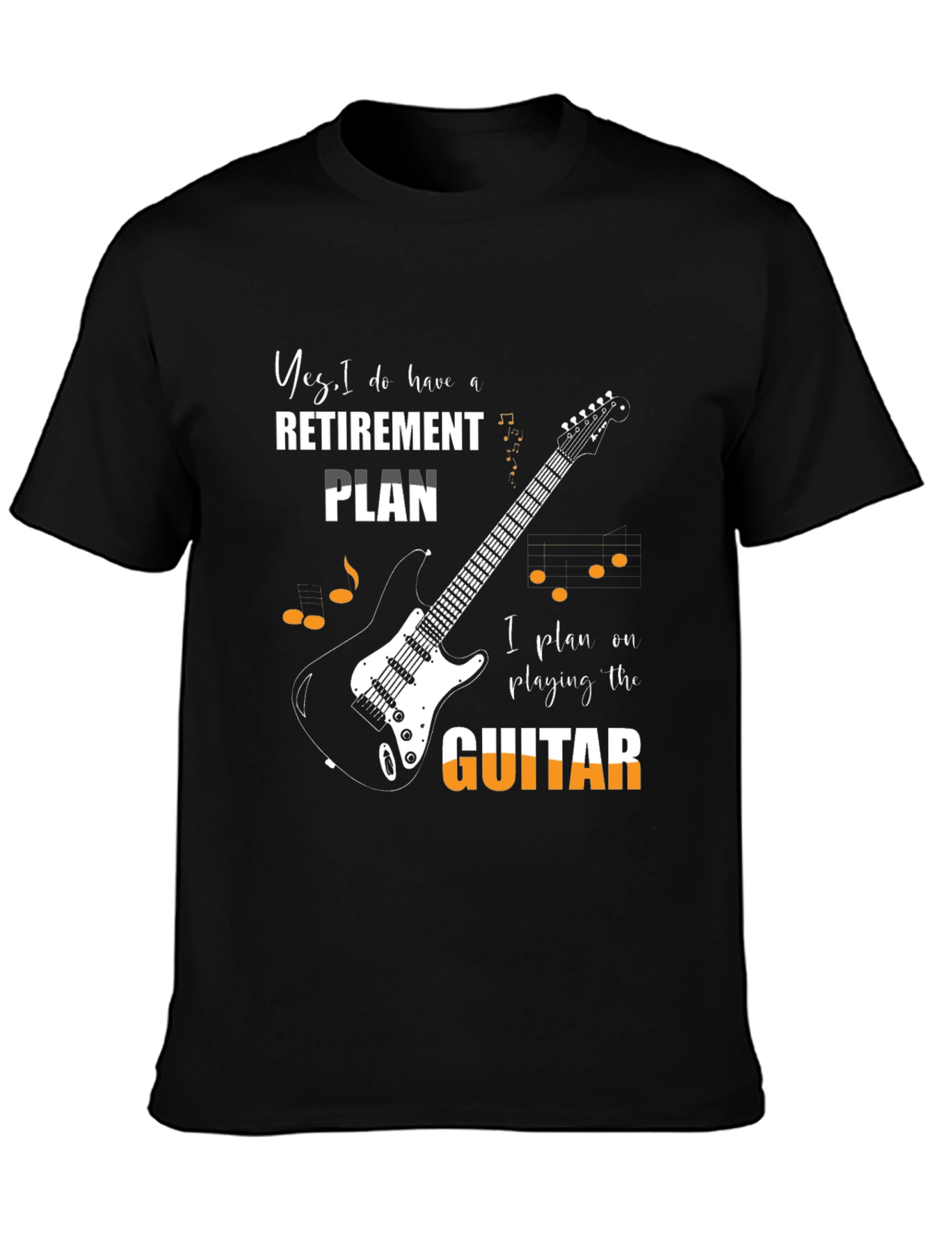 Retirement Plan Guitar T-Shirt