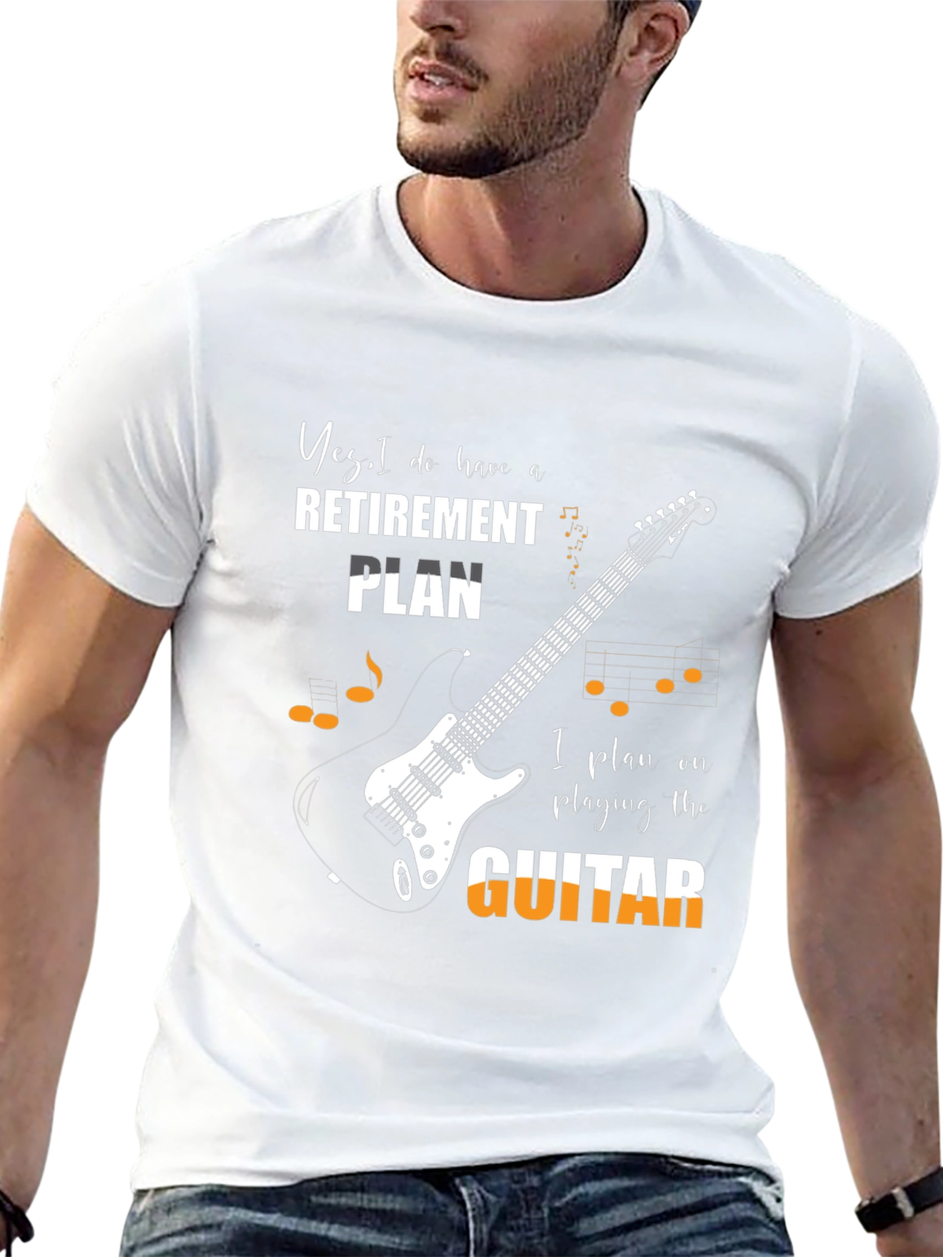 Retirement Plan Guitar T-Shirt