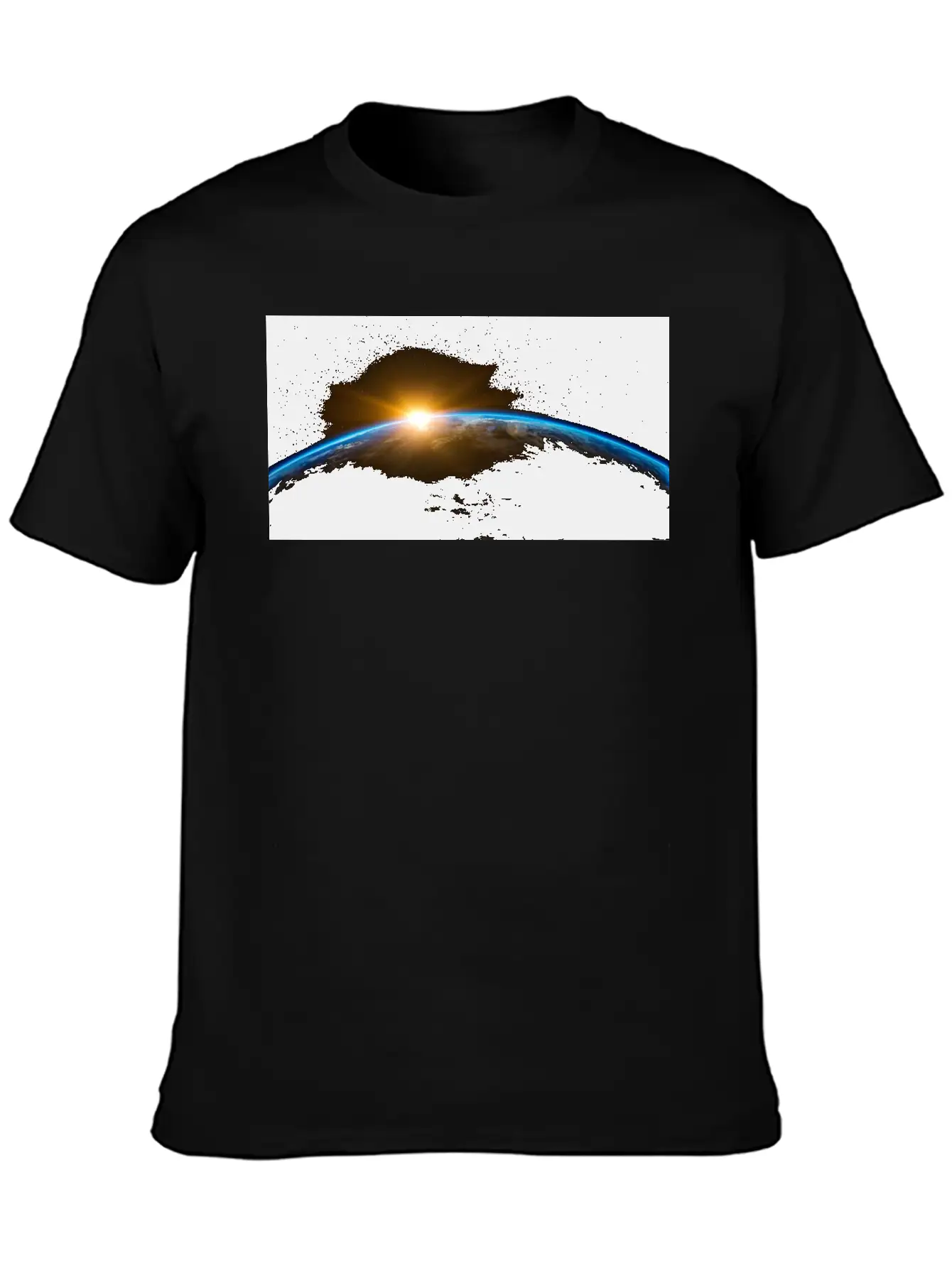 지구와 우주 그리고 태양 Comfortable Minimalist Graphic Tee – Summer Style Essential