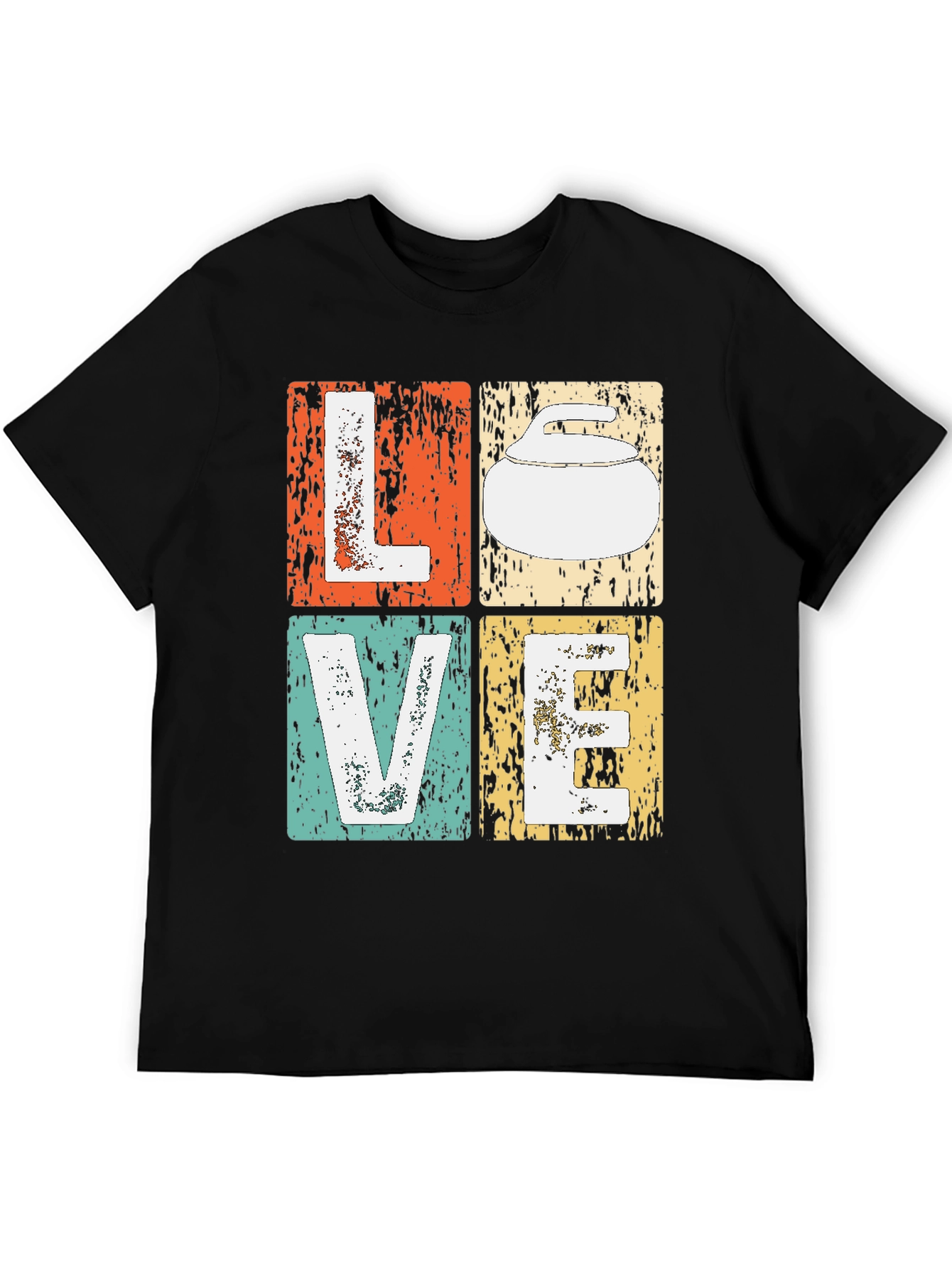 Retro Curling LOVE T-Shirt