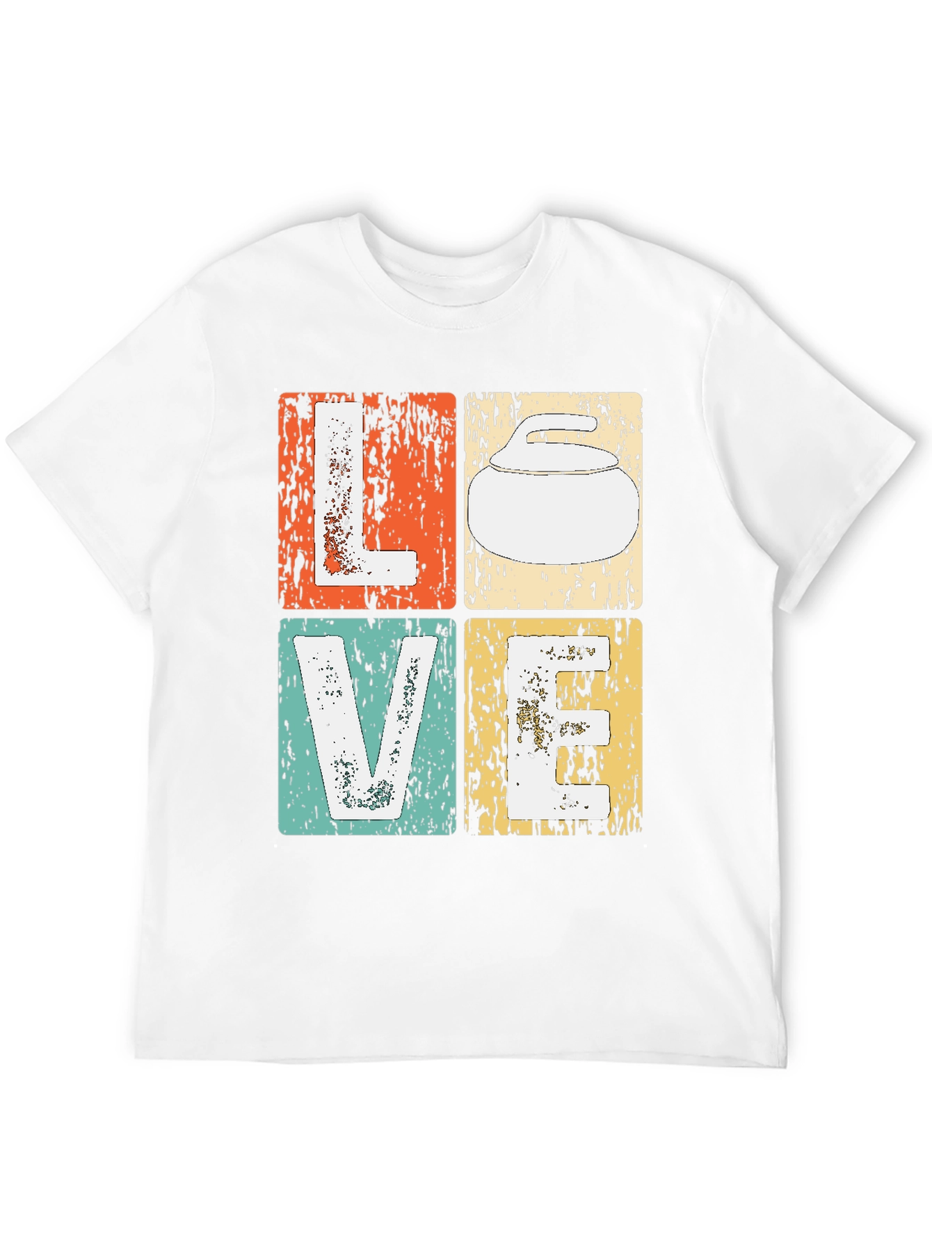 Retro Curling LOVE T-Shirt