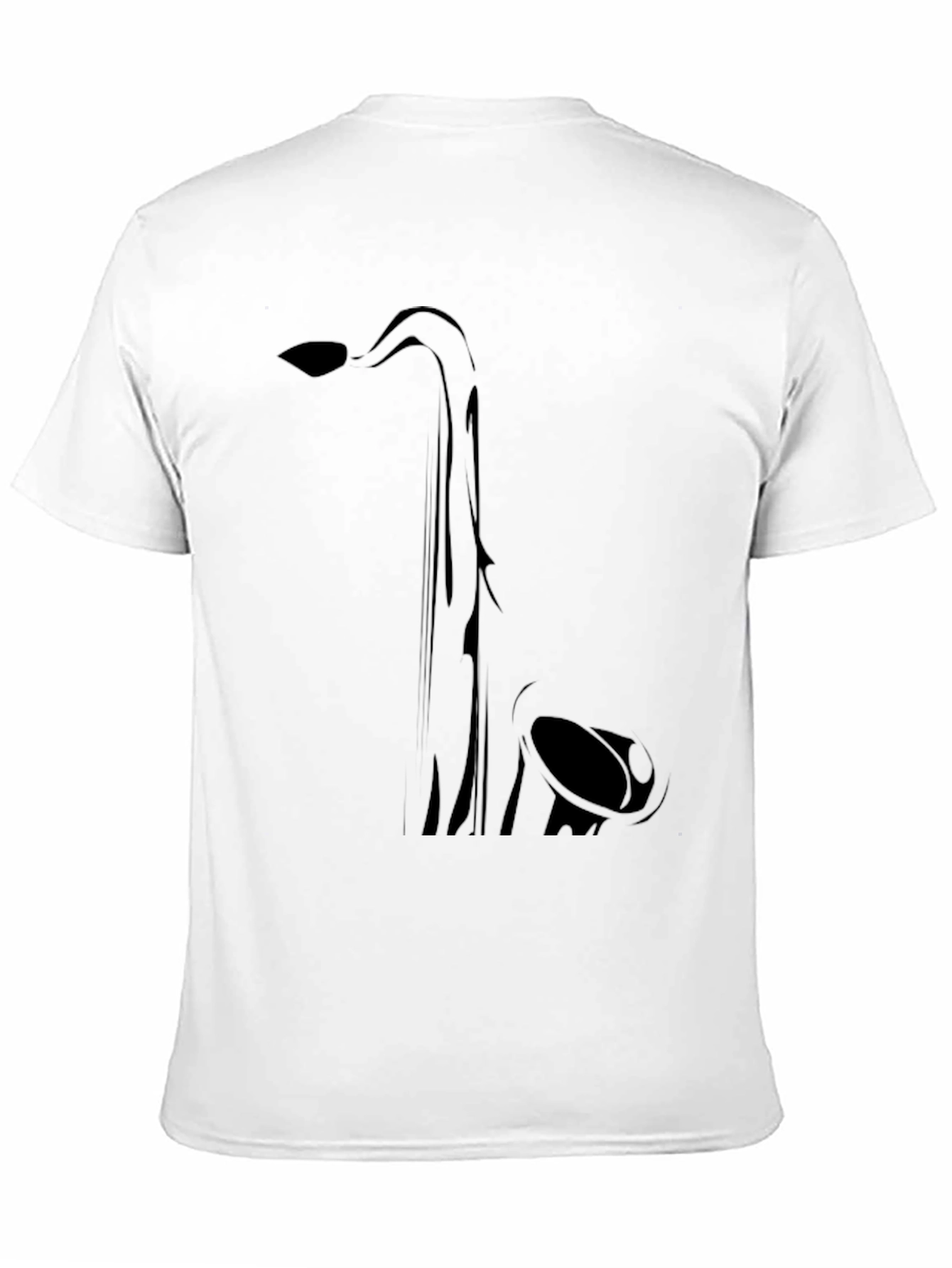 Saxophone Graphic Tee - Black