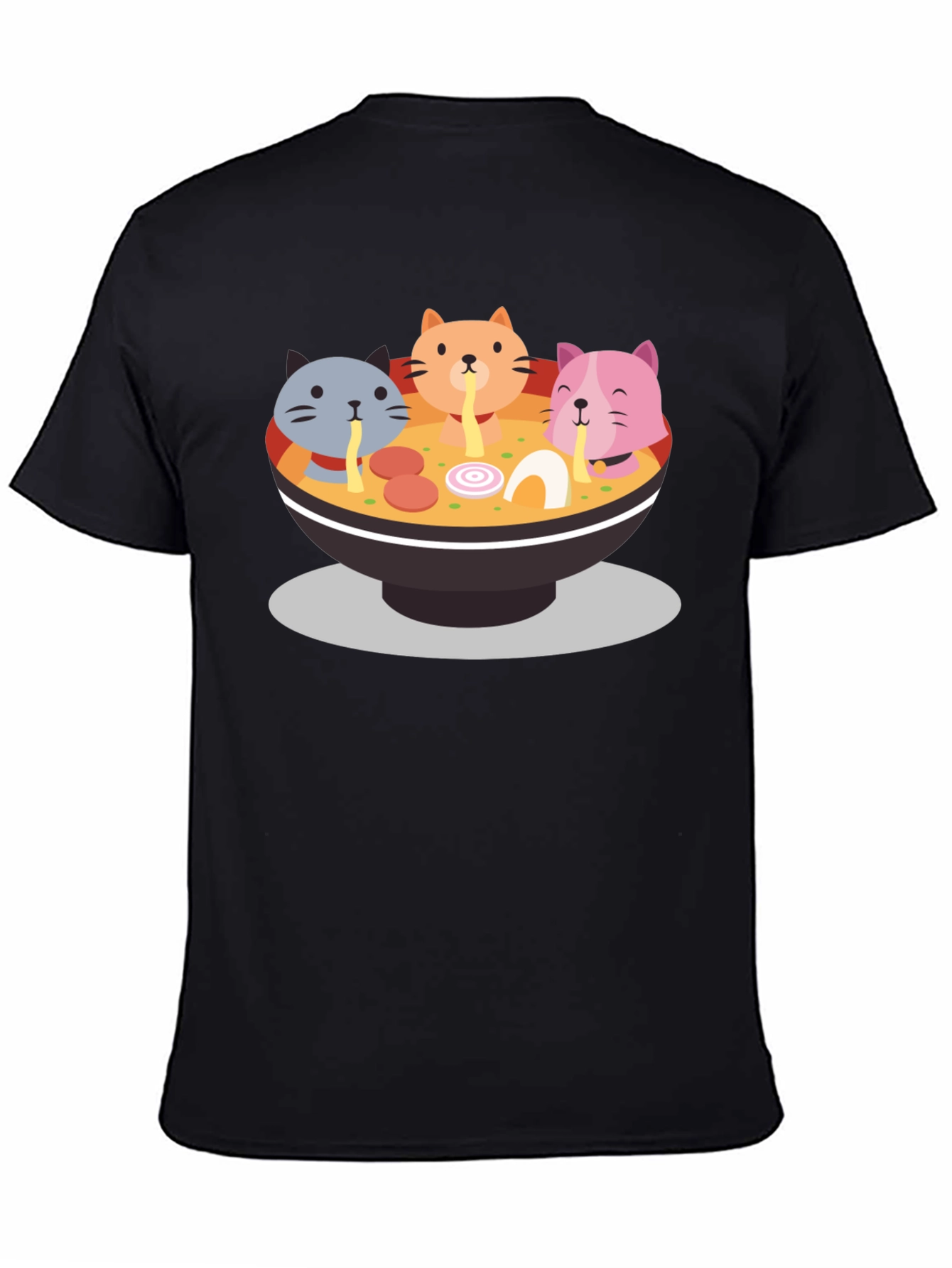 Cat Ramen Graphic Tee - Fun & Unique T-Shirt