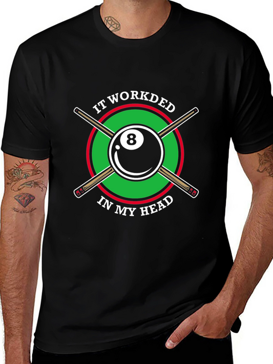 Billiards 8 Ball T-Shirt Funny Graphic Tee