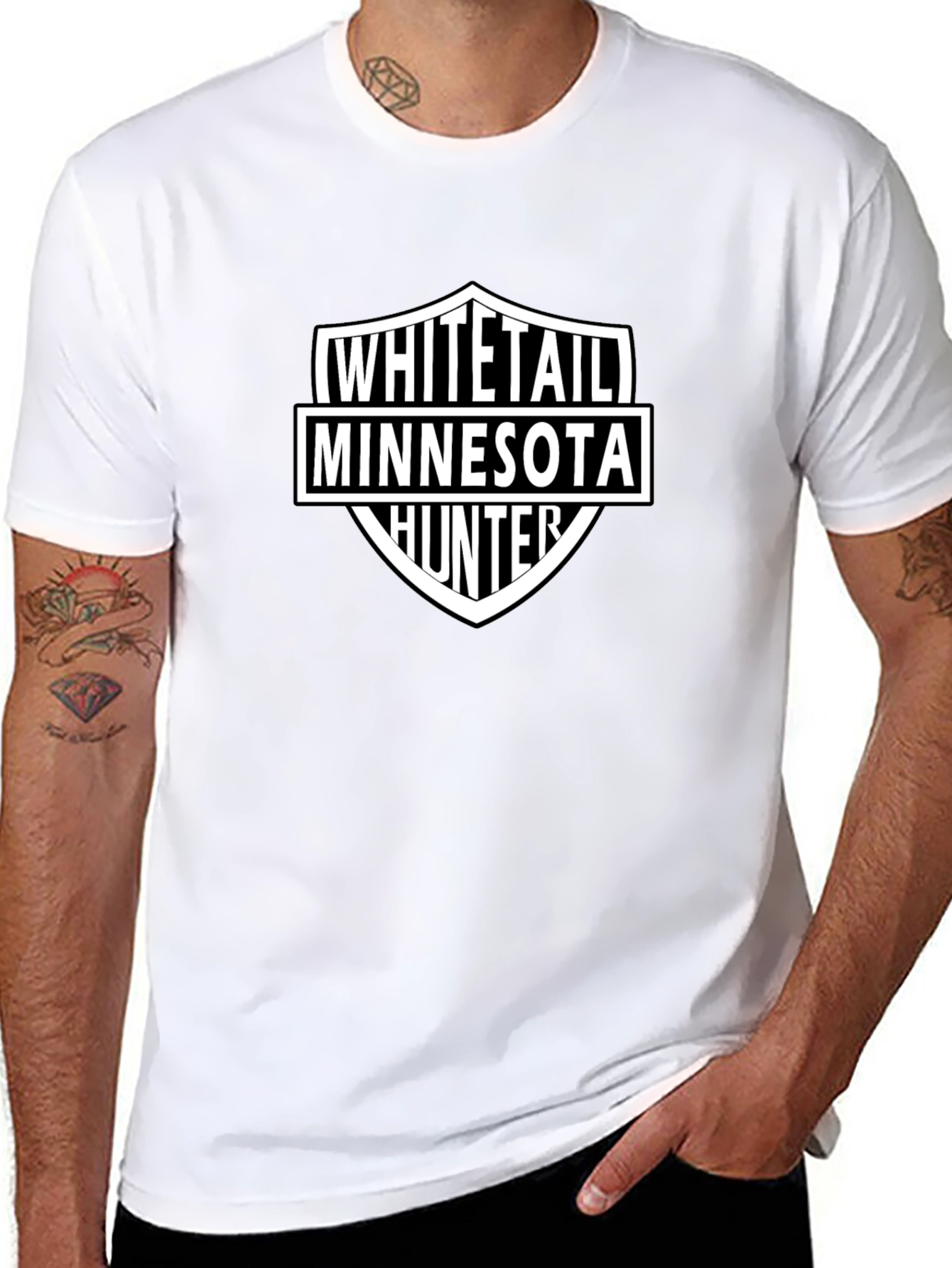 Whitetail Minnesota Hunter Graphic T-Shirt