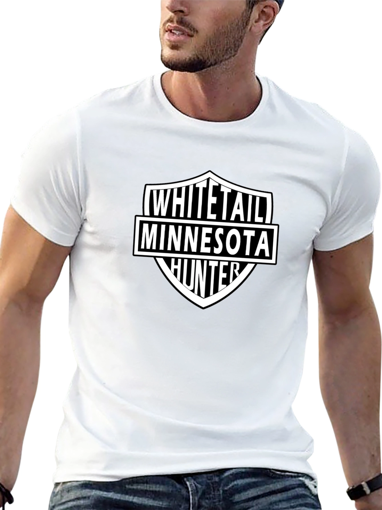 Whitetail Minnesota Hunter Graphic T-Shirt