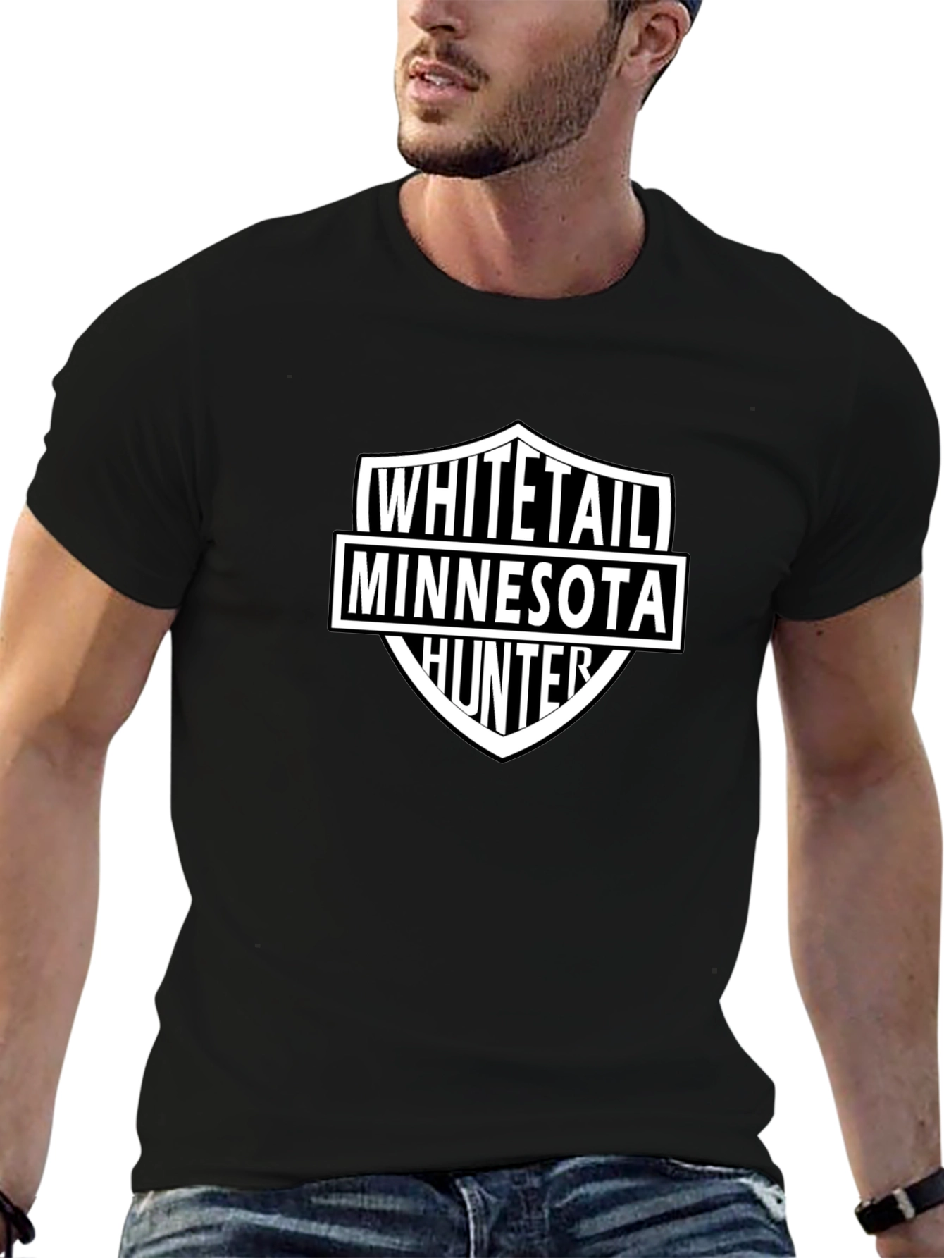 Whitetail Minnesota Hunter Graphic T-Shirt
