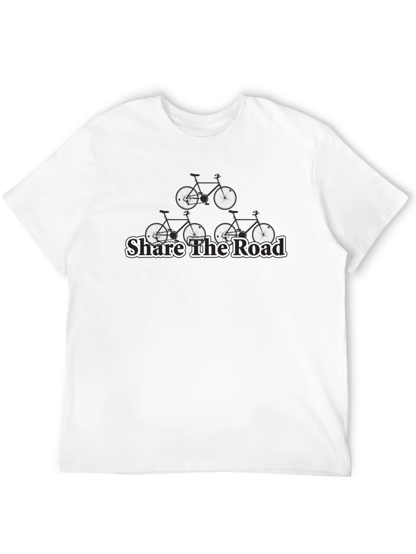 Share the Road Cycling T-Shirt - Black