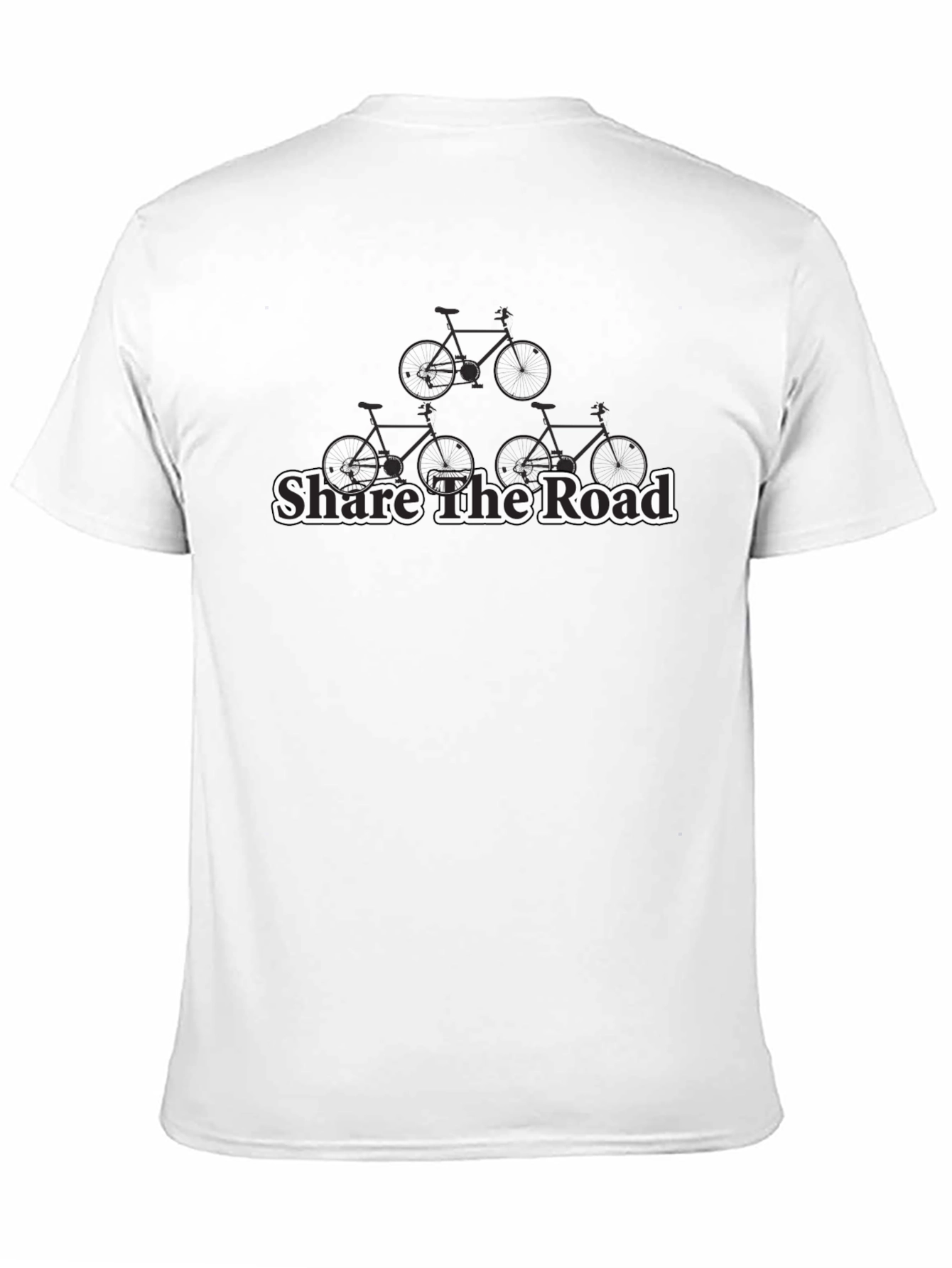 Share the Road Cycling T-Shirt - Black