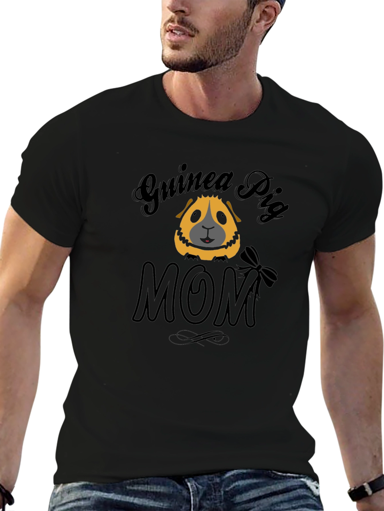 Guinea Pig Mom Graphic T-Shirt