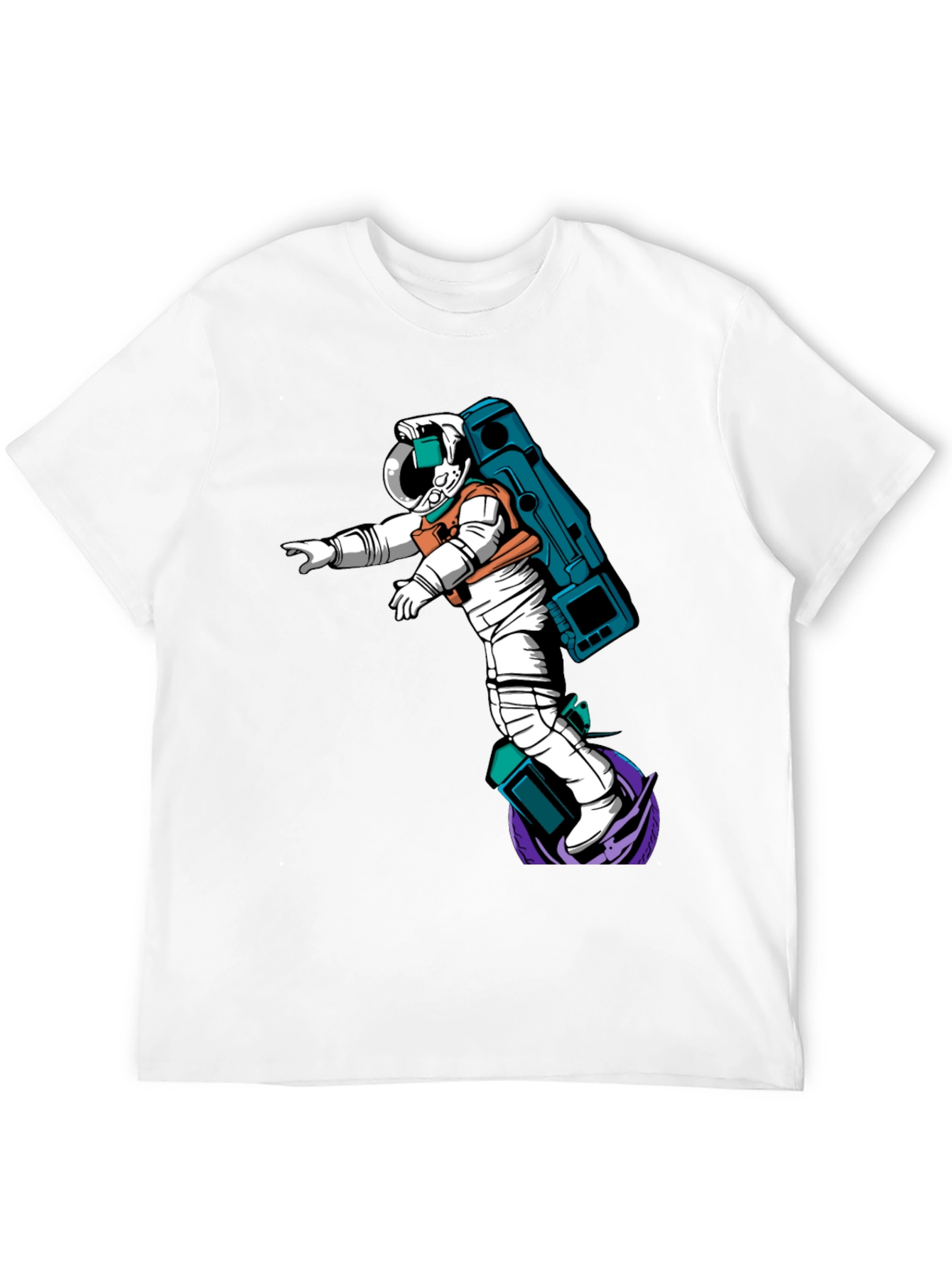 Astronaut Graphic T-Shirt - Black
