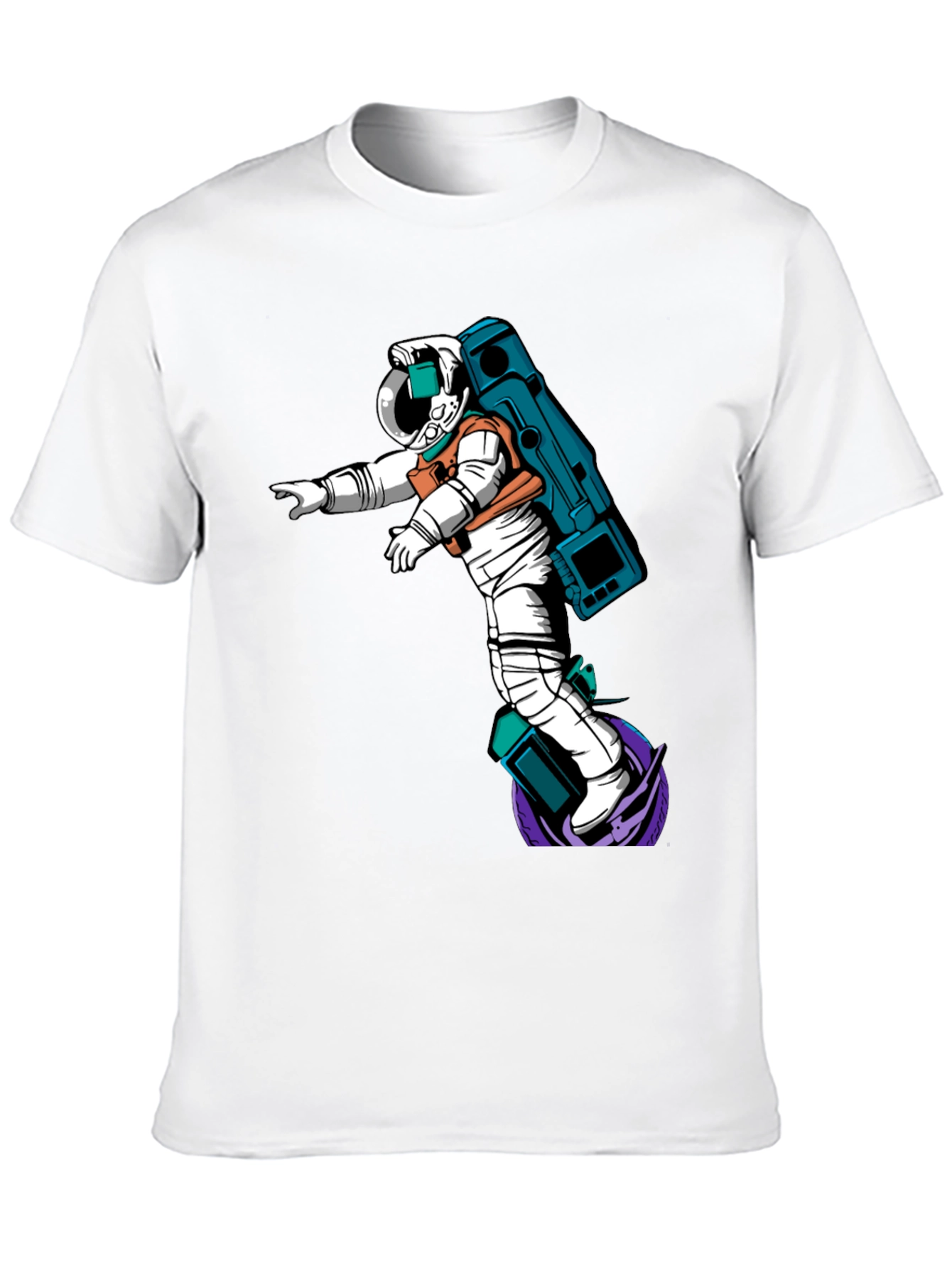 Astronaut Graphic T-Shirt - Black
