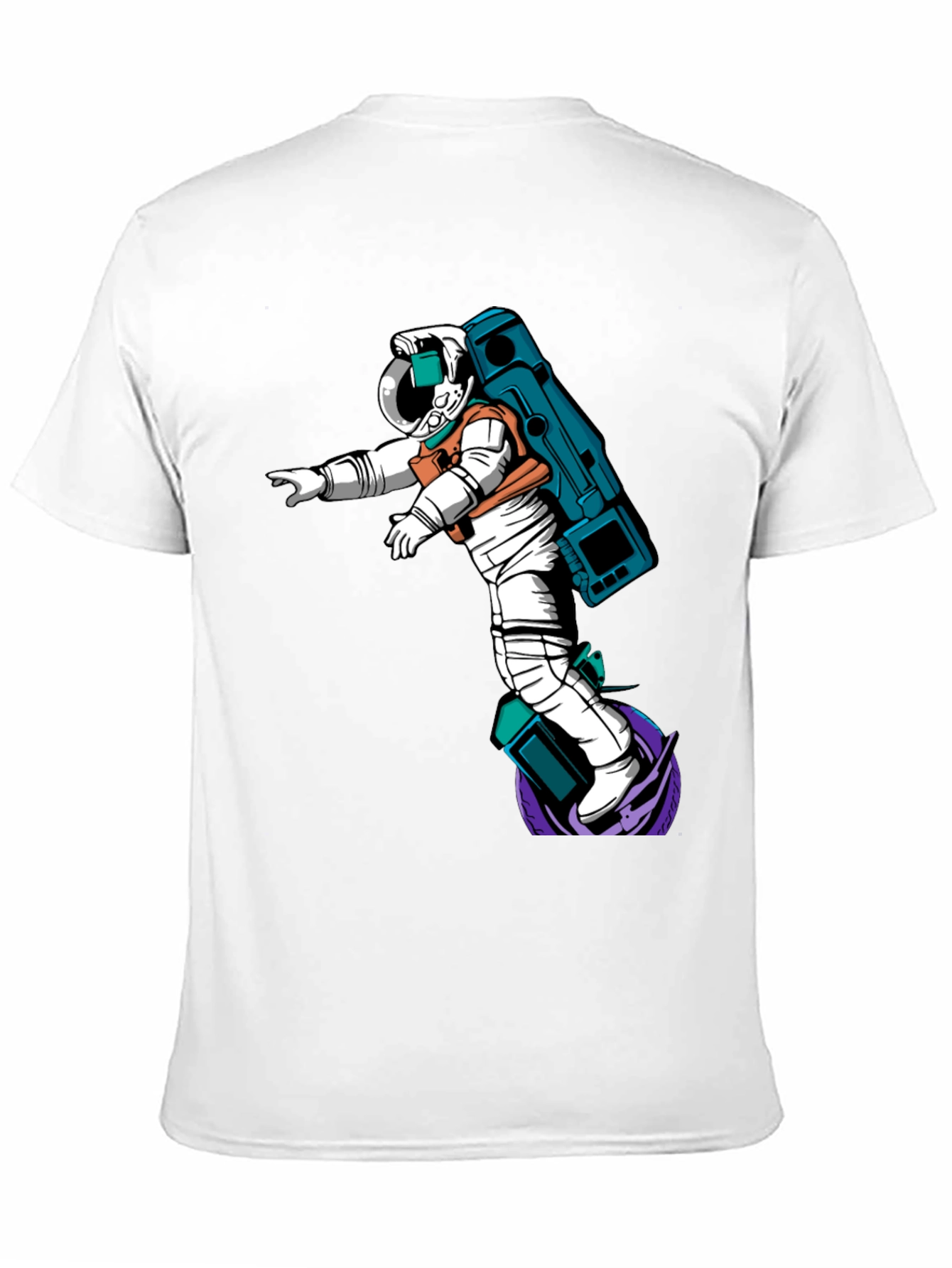 Astronaut Graphic T-Shirt - Black
