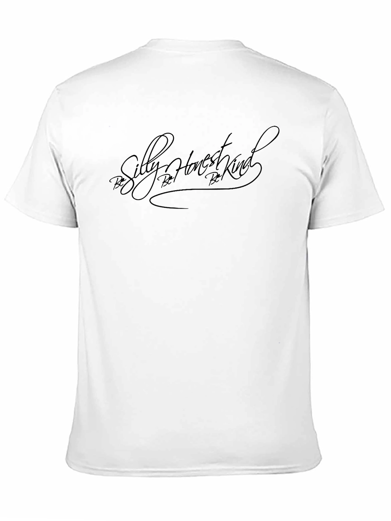 Silly Honest Kind Black Graphic T-Shirt