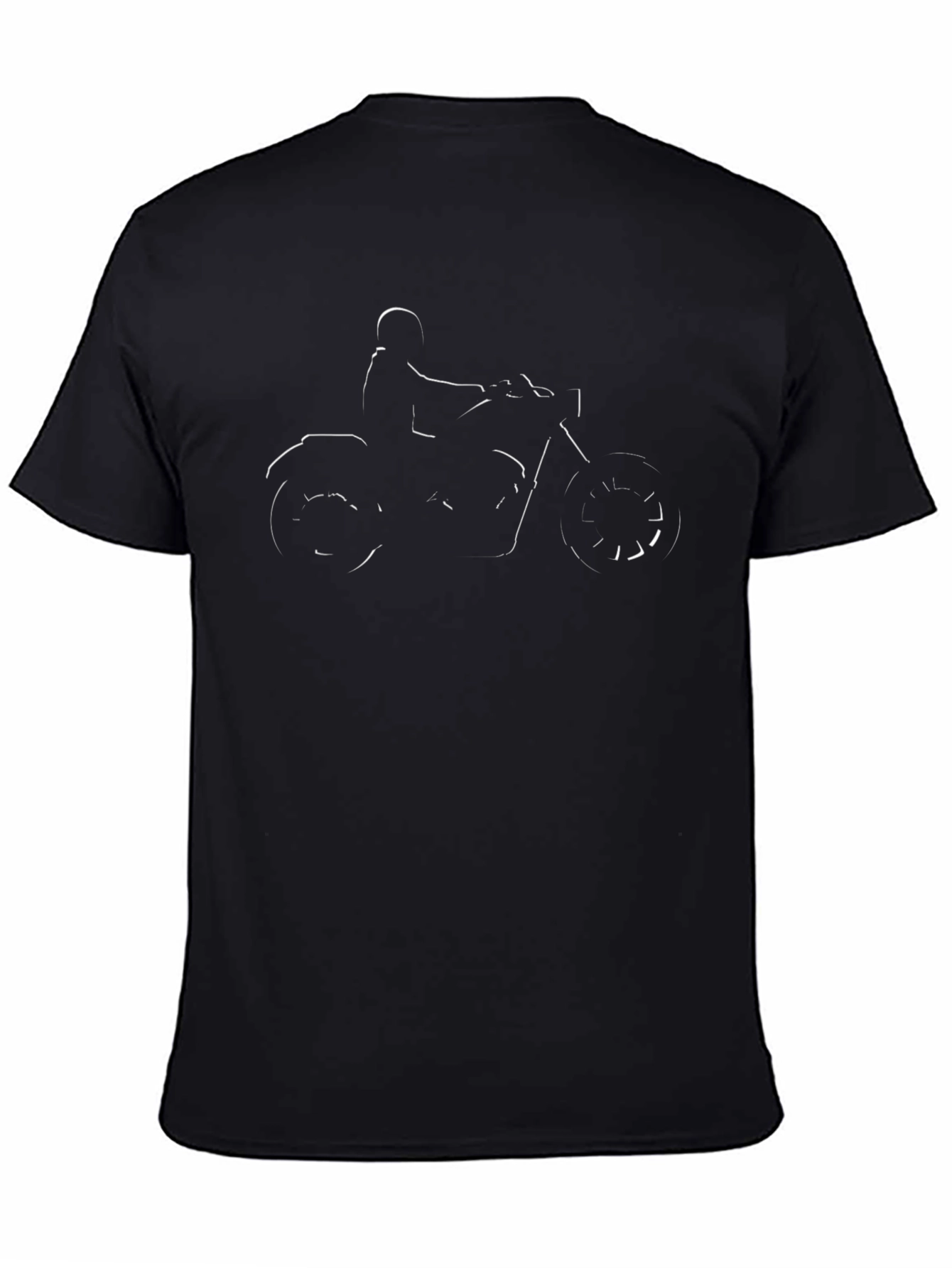 Motorcycle Graphic Tee - Classic Rider Style