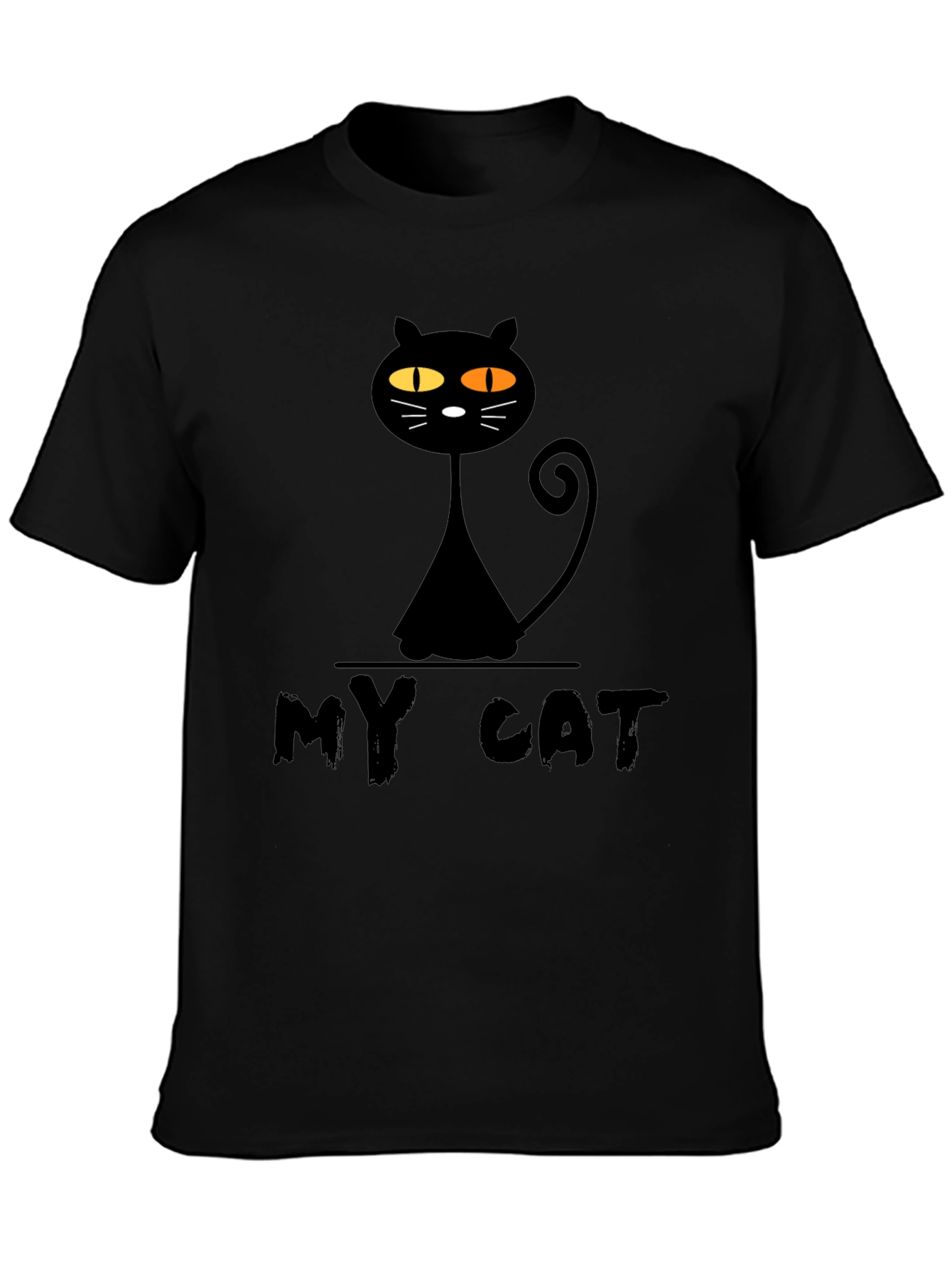 My Cat T-Shirt Halloween Black Cat Tee