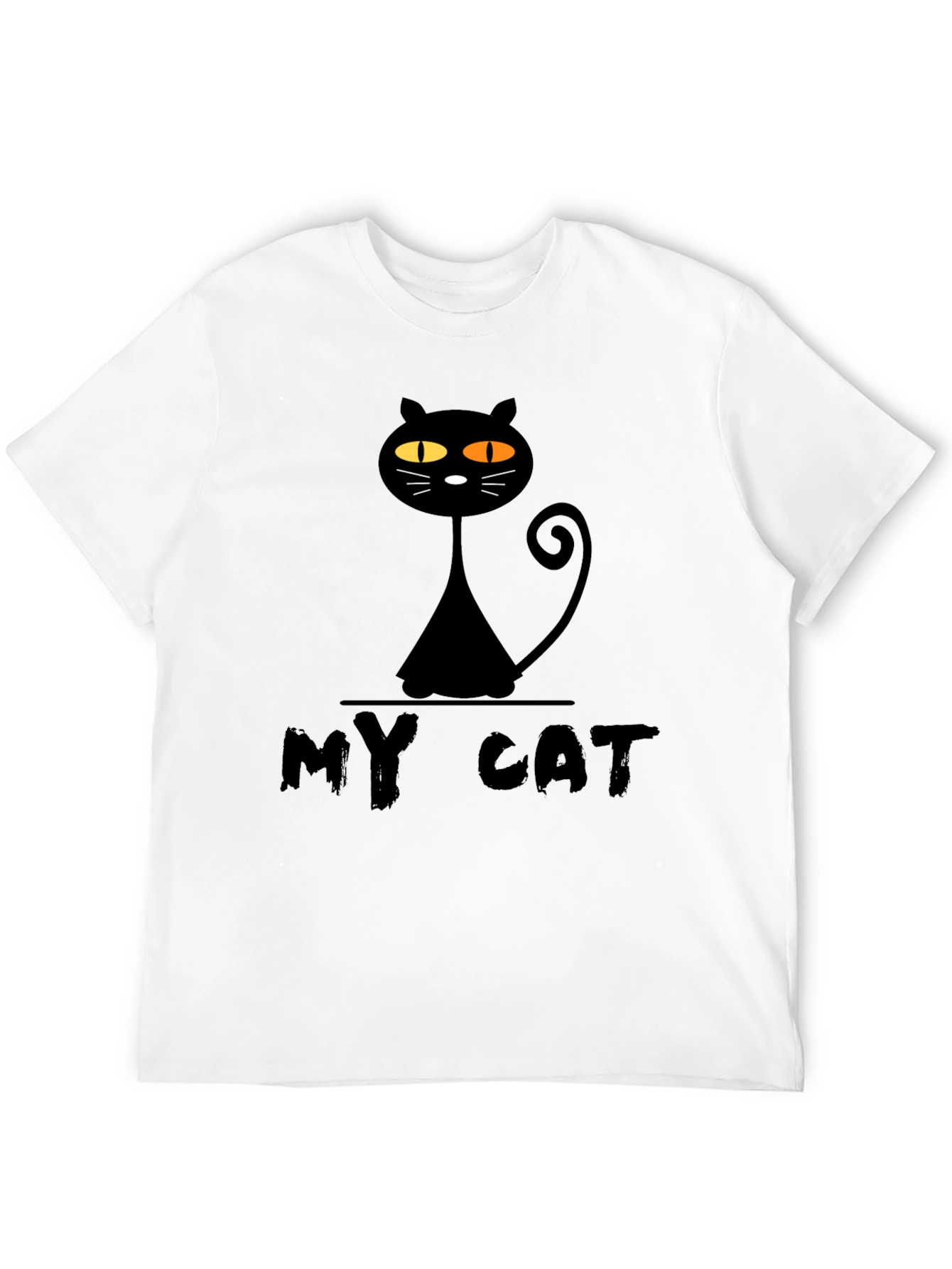My Cat T-Shirt Halloween Black Cat Tee
