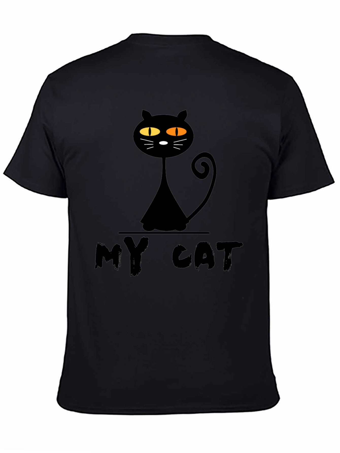 My Cat T-Shirt Halloween Black Cat Tee