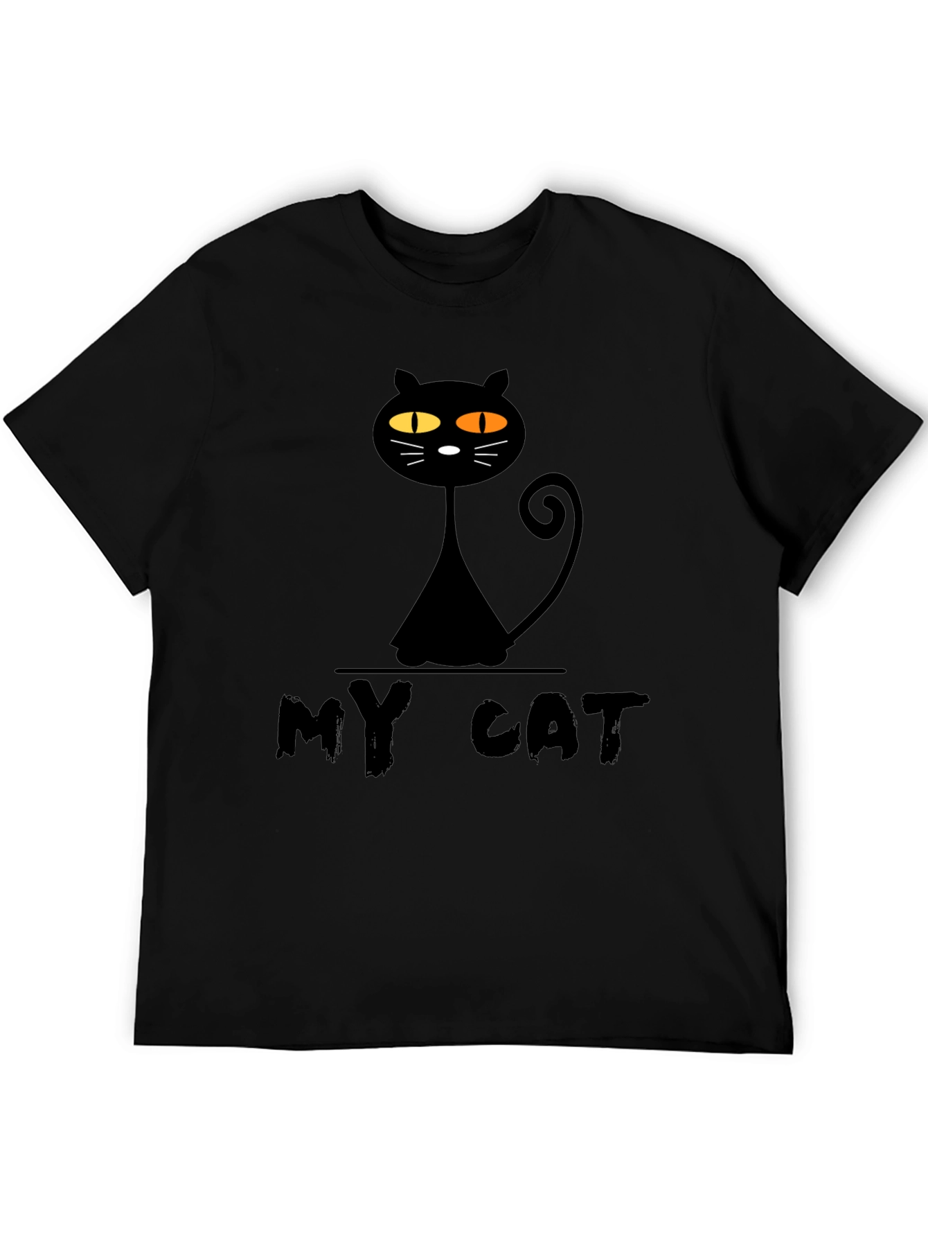 My Cat T-Shirt Halloween Black Cat Tee