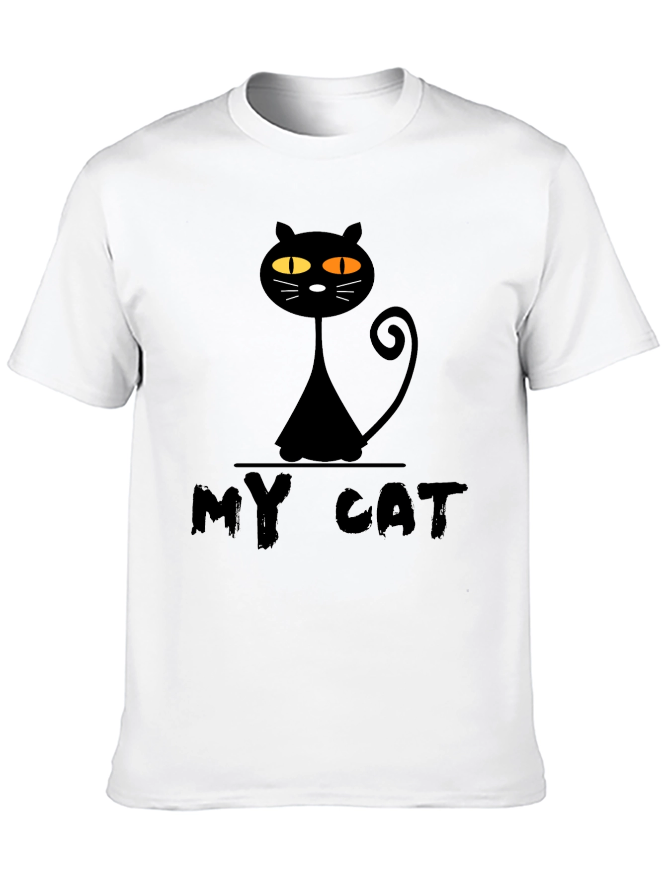 My Cat T-Shirt Halloween Black Cat Tee