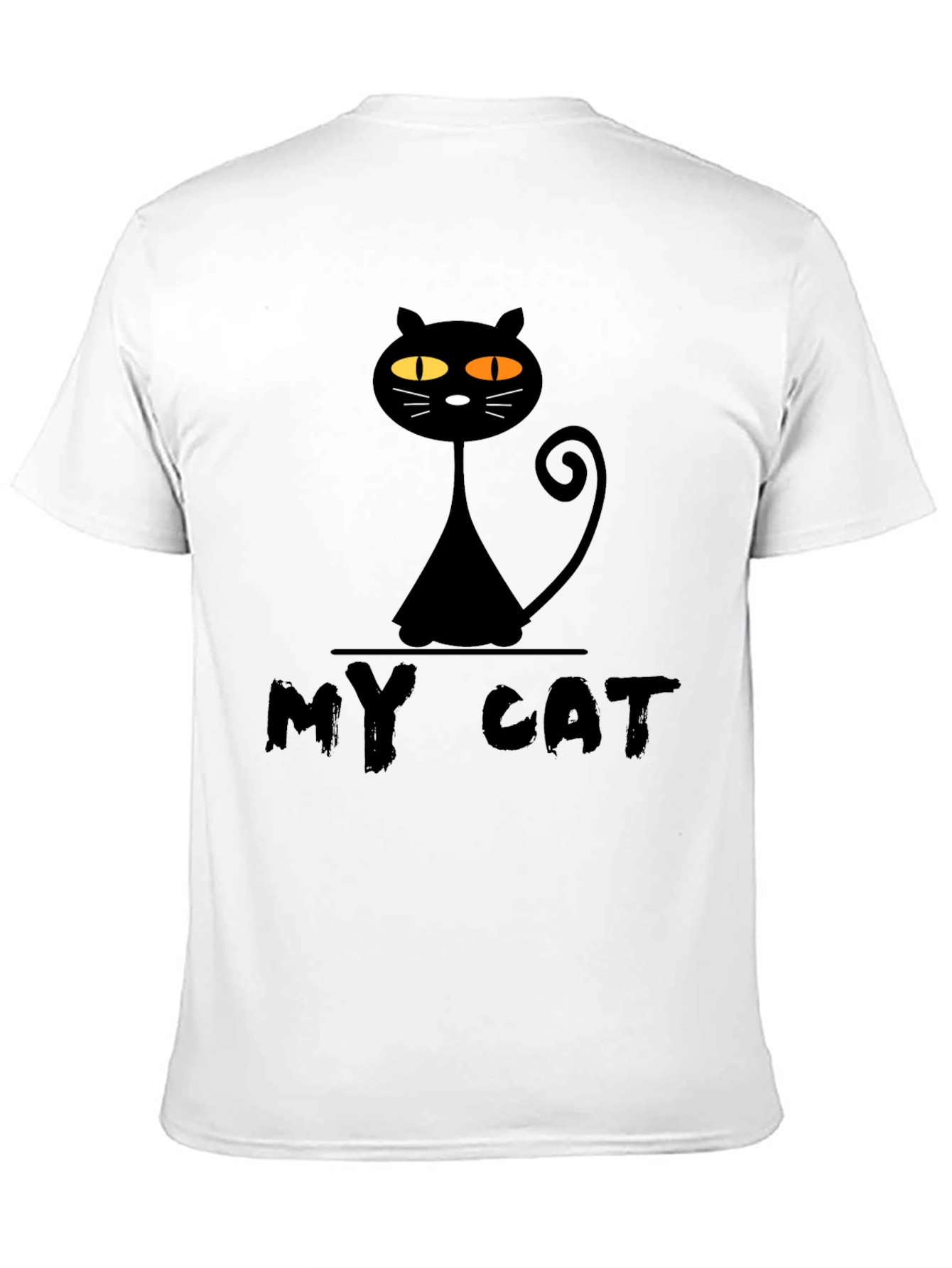 My Cat T-Shirt Halloween Black Cat Tee