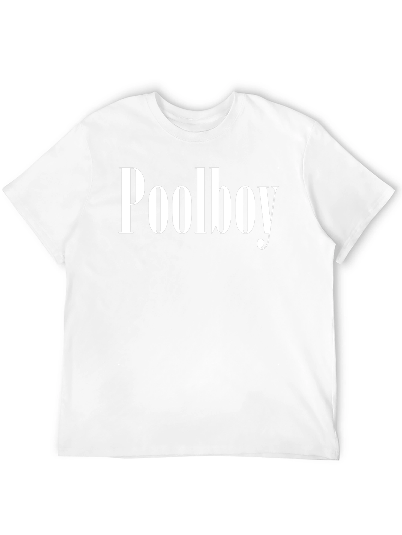 Poolboy Graphic Tee - Black Cotton T-Shirt