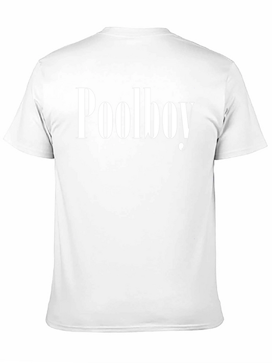 Poolboy Graphic Tee - Black Cotton T-Shirt