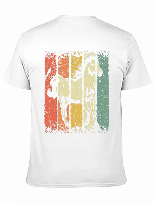 Vintage Style Horse Graphic T-Shirt