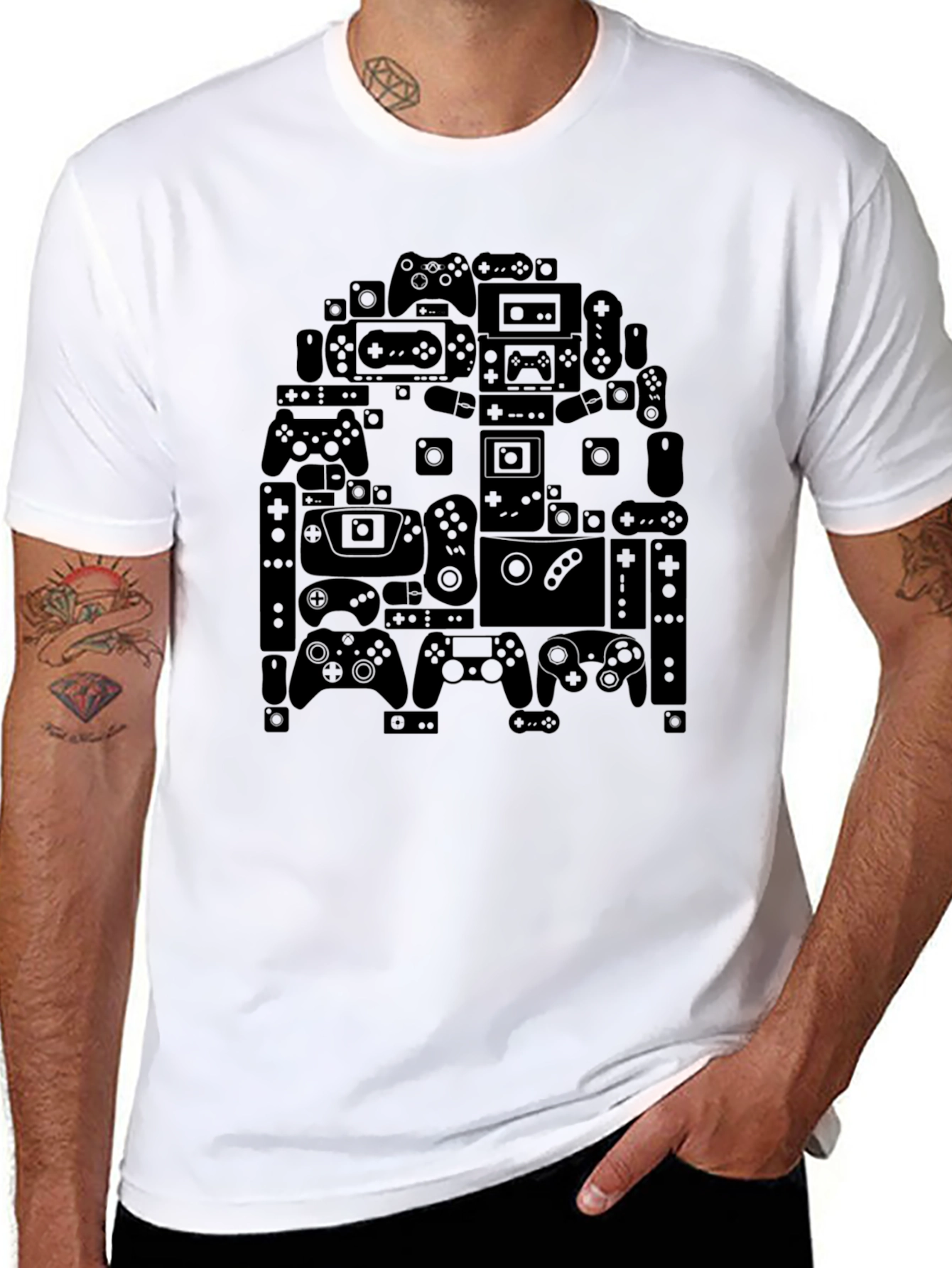 Retro Gaming T-Shirt - Gamer Controller Design