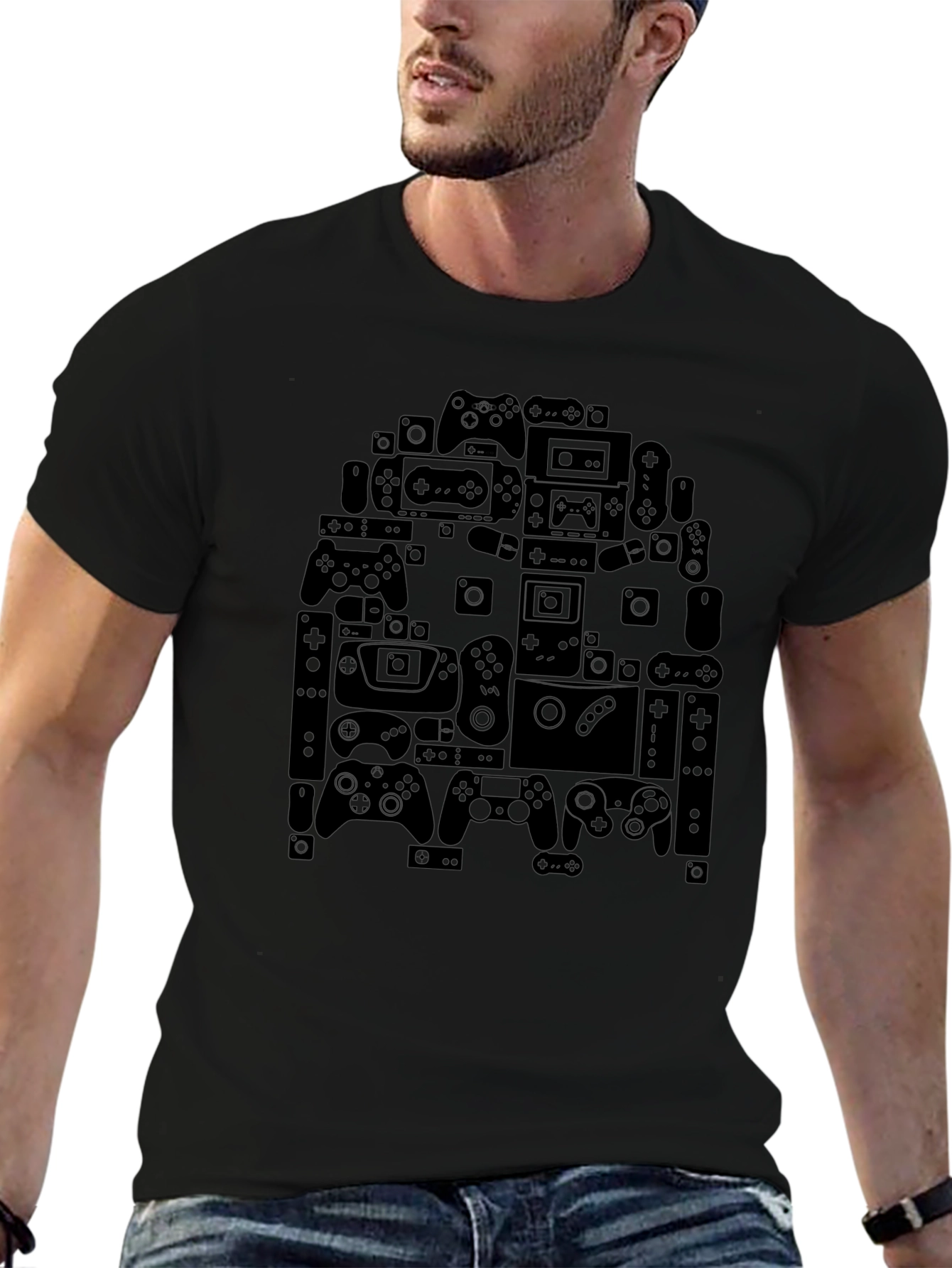 Retro Gaming T-Shirt - Gamer Controller Design