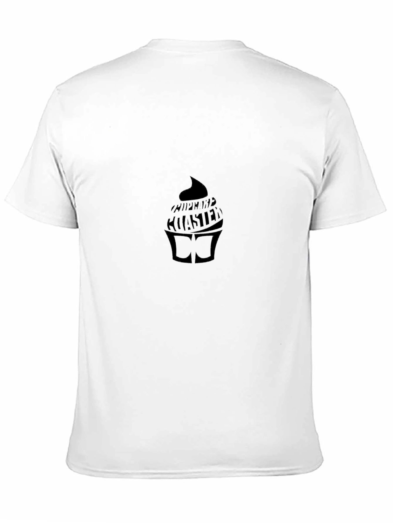 Black Cupcake Coaster Tee - Casual Comfort