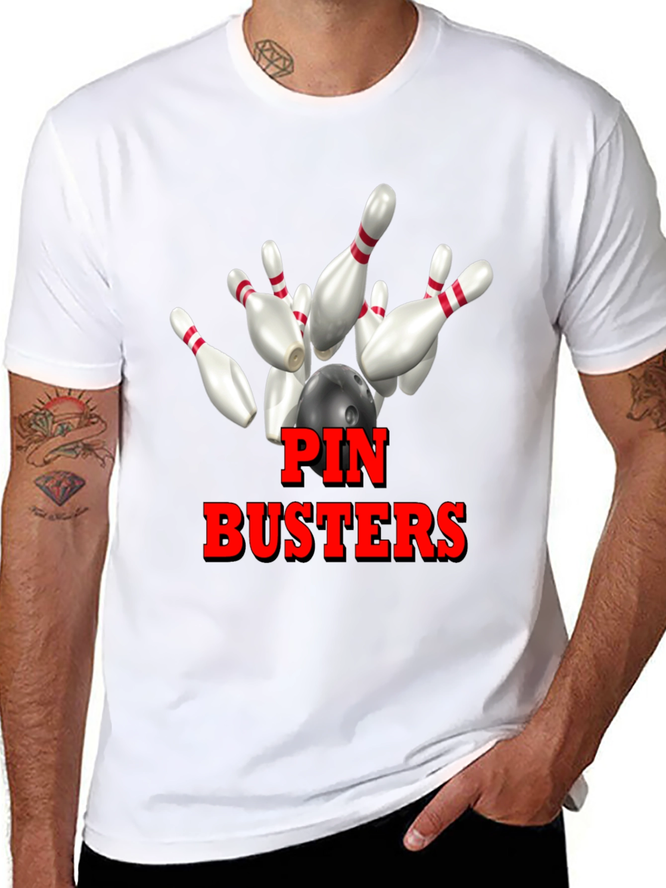 Pin Busters Bowling T-Shirt