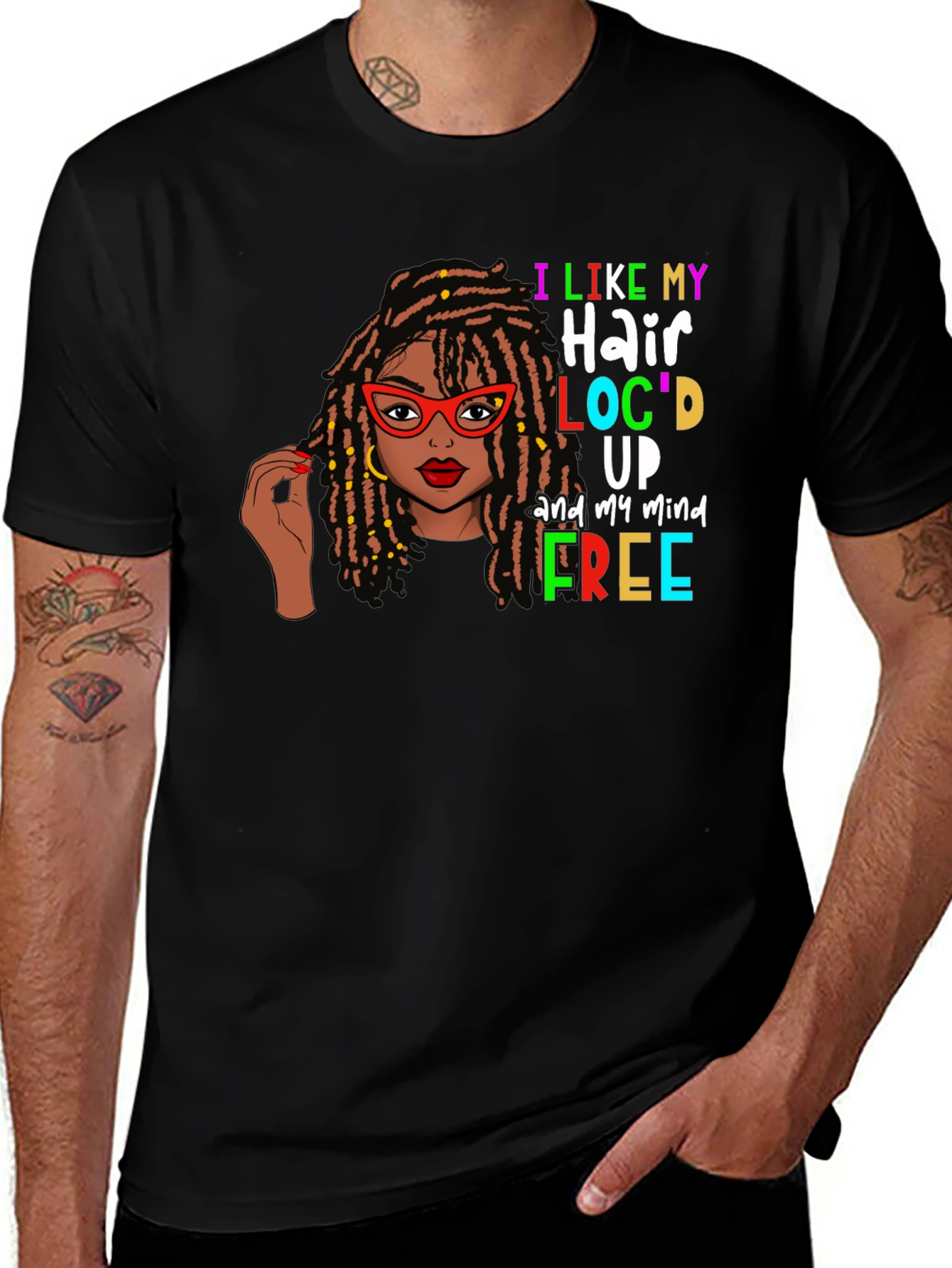 Locd Up Mind Free Graphic Tee